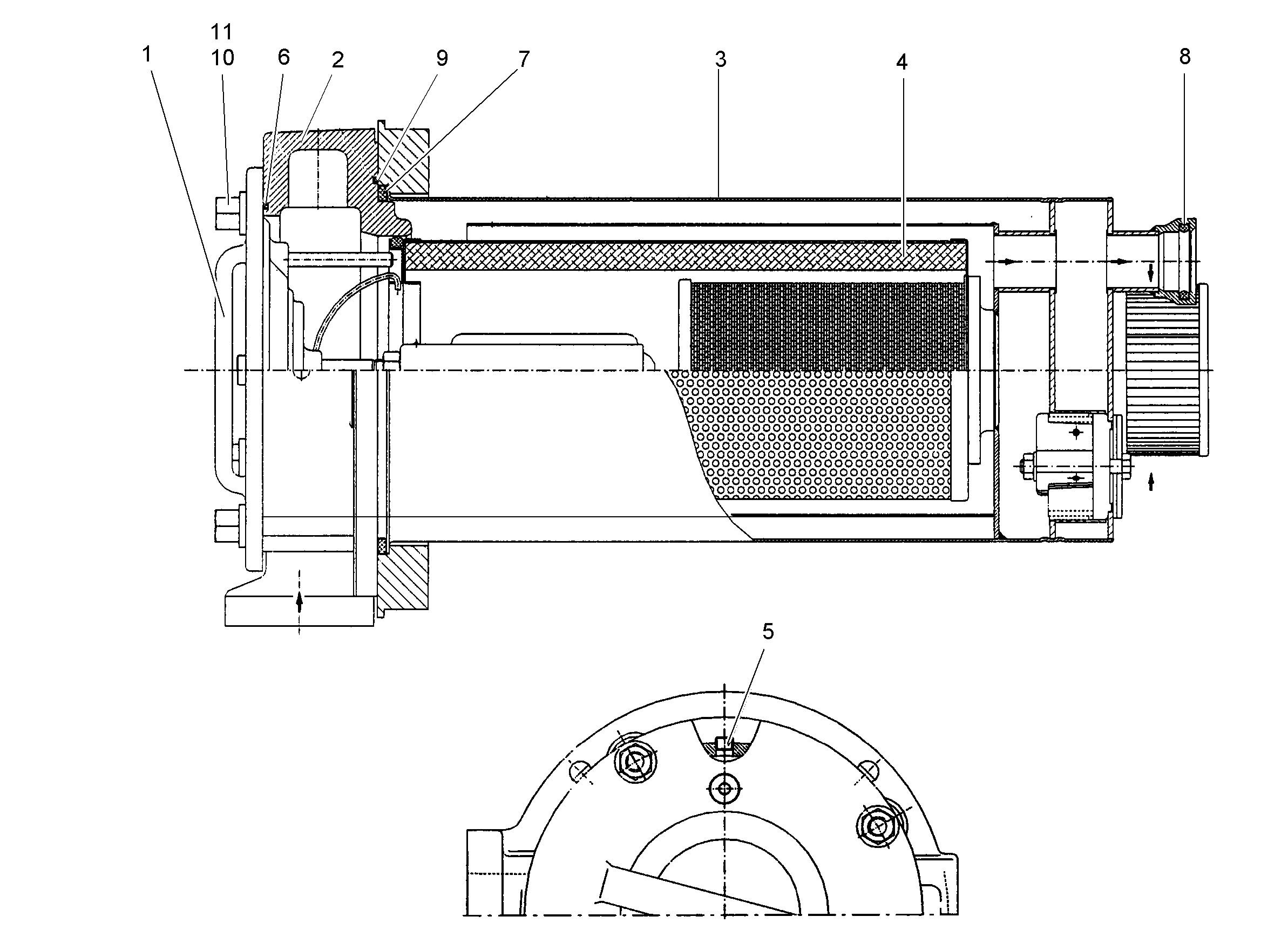 ГАЙКА С ФЛАНЦЕМ 4901055 LIEBHERR