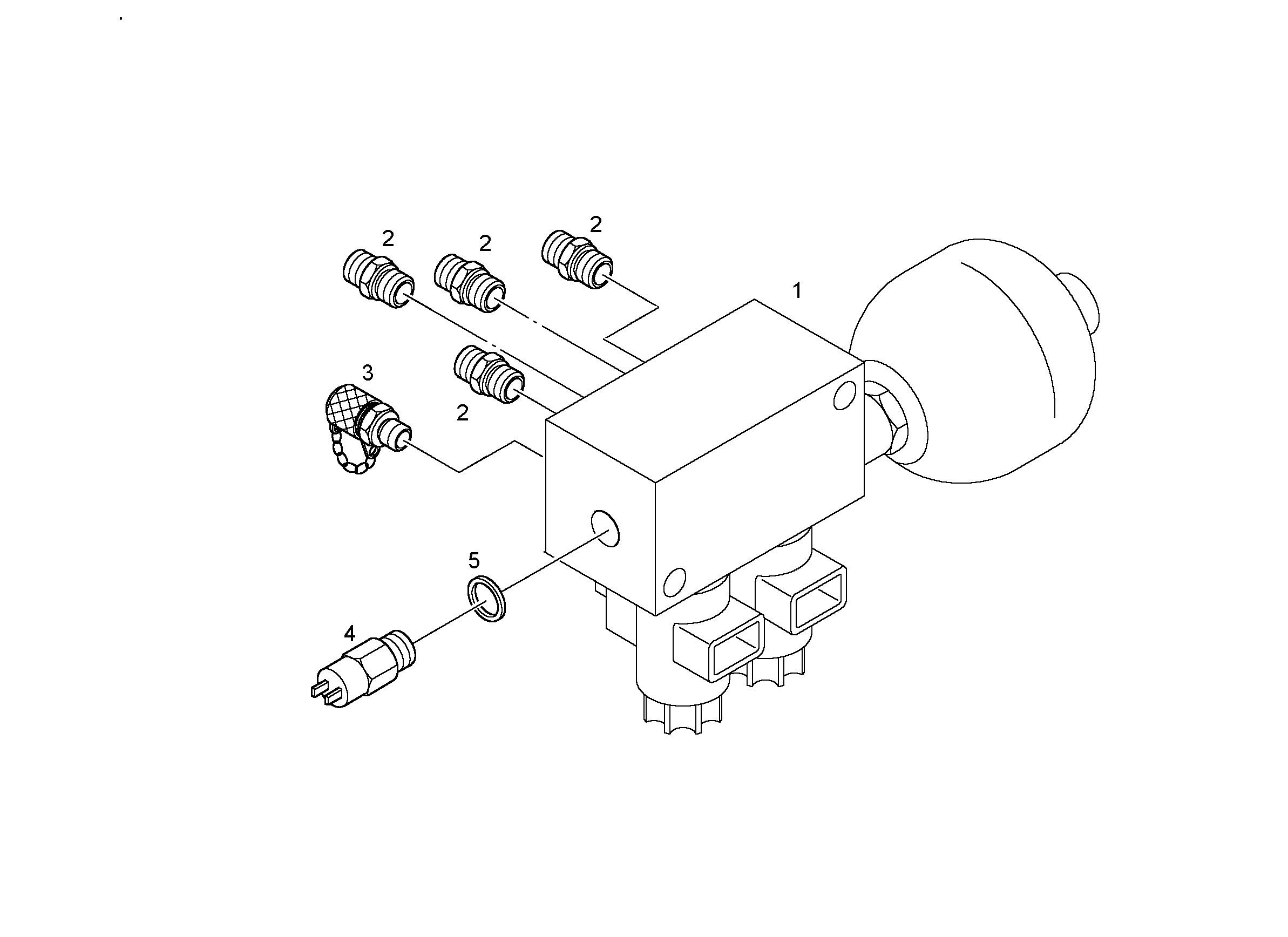 ПОДКЛЮЧАЮЩИЙ БЛОК 5716963 LIEBHERR
