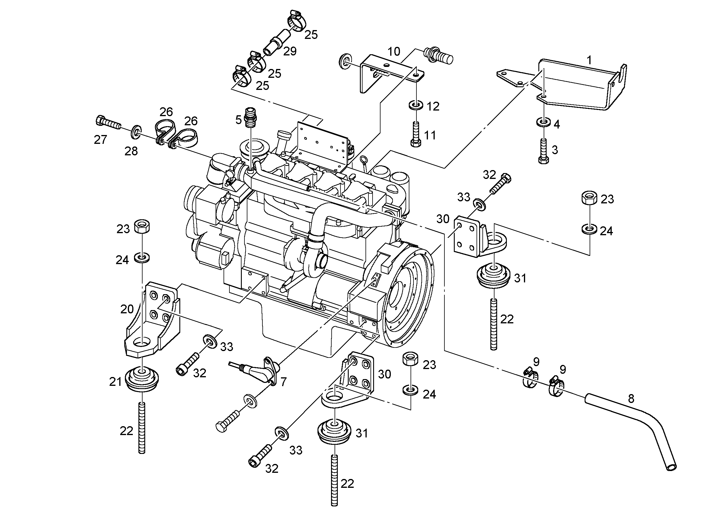 СОЕДИНЕНИЕ ШЛАНГОВОЕ 7615492 LIEBHERR