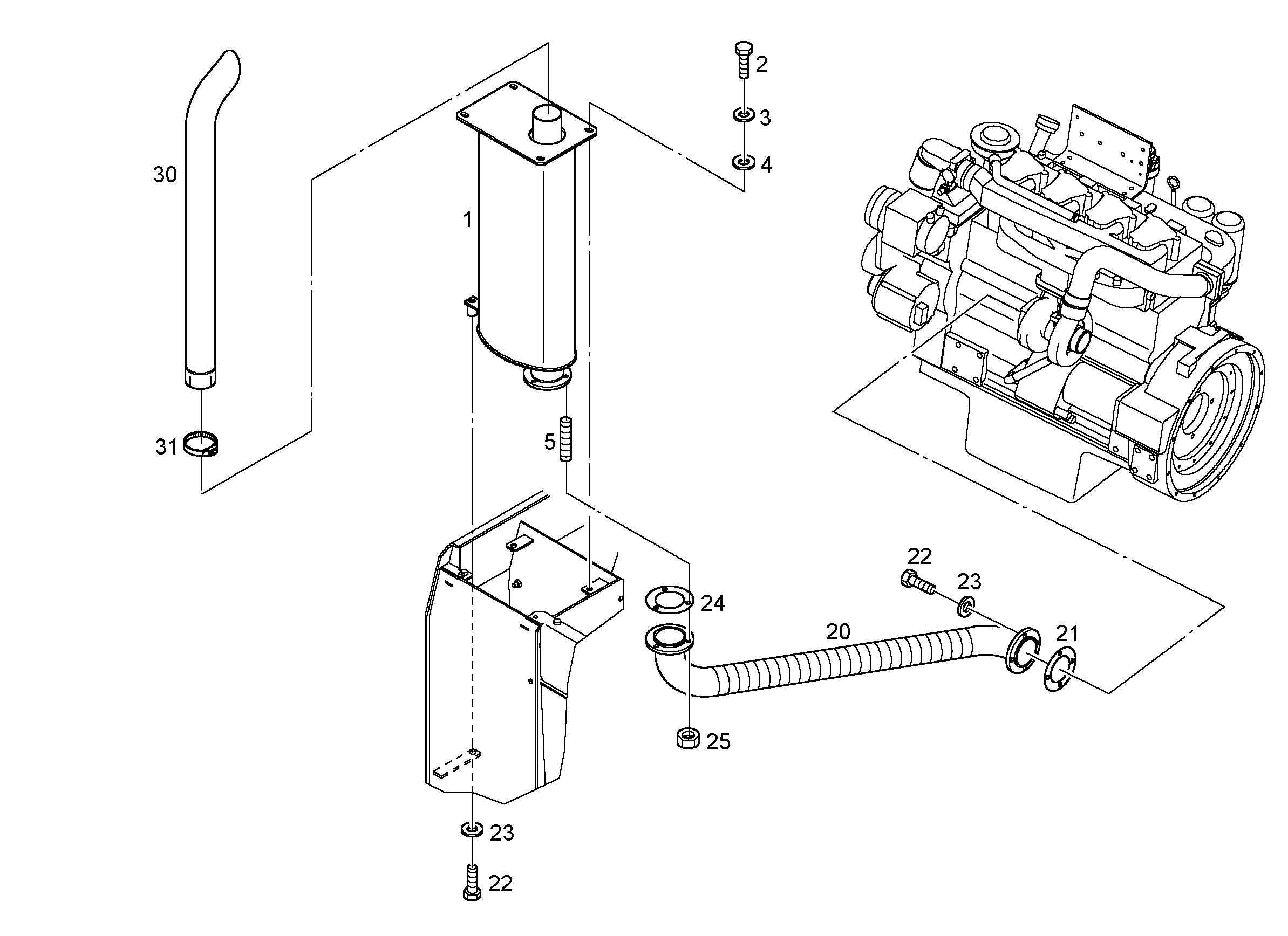 ШУМОГЛУШИТЕЛЬ 7622872 LIEBHERR