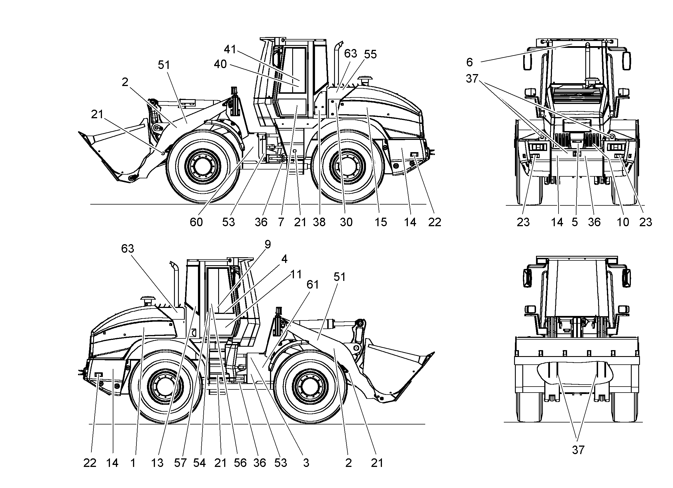 ТАБЛИЧКА 534 560mmX220mm 9840297 LIEBHERR