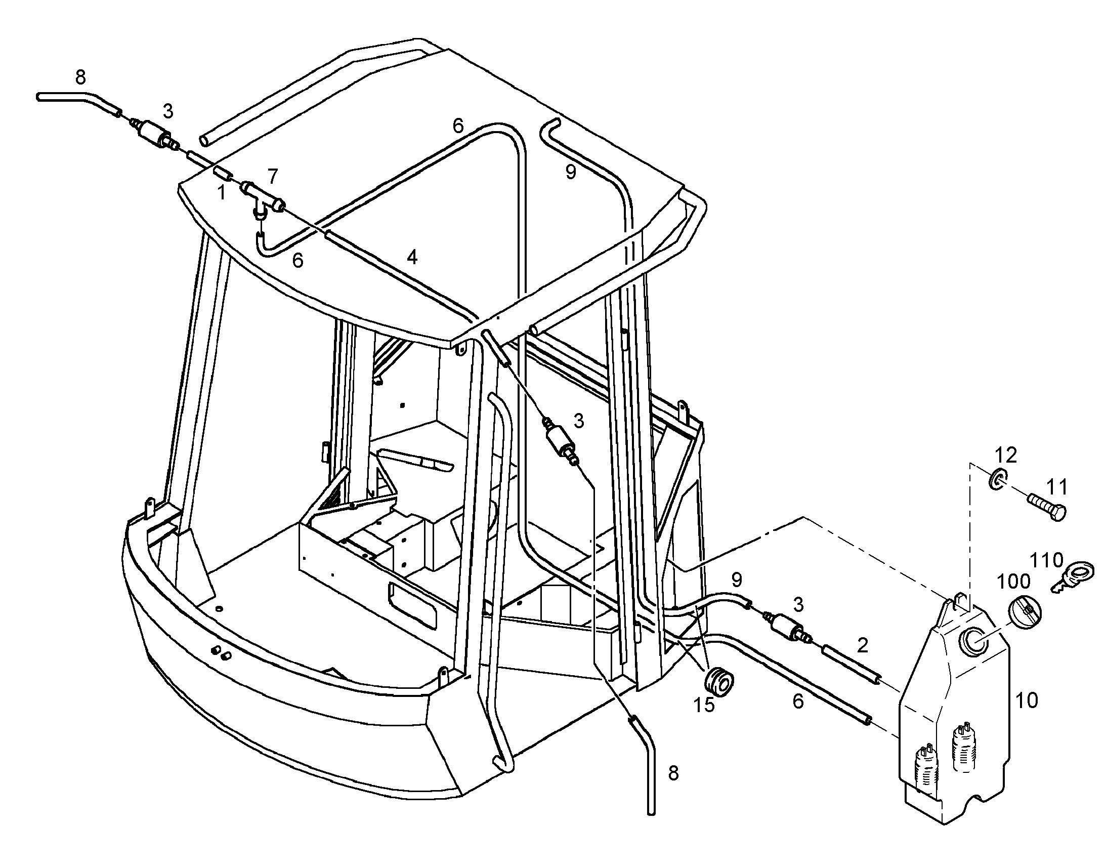 T-МУФТА СОЕДИНИТЕЛЬНАЯ 7623816 LIEBHERR