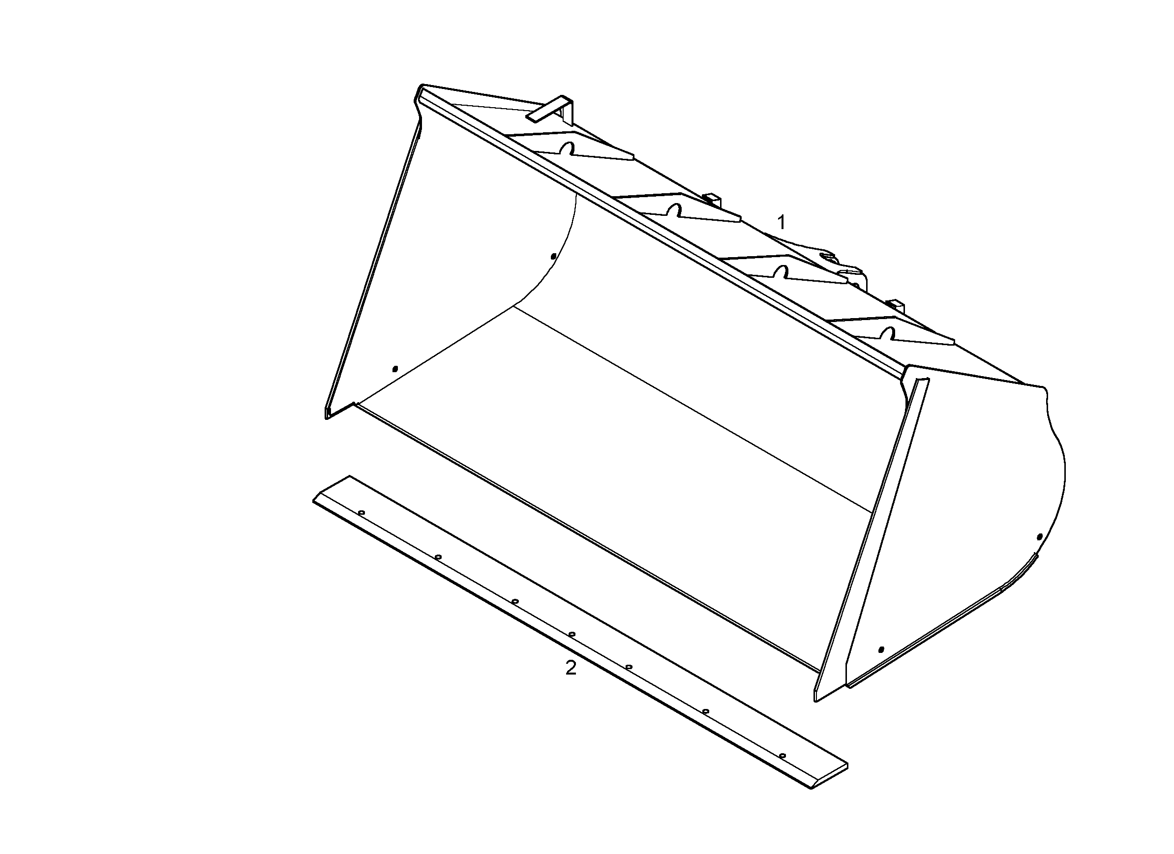 КОВШ 9608905 LIEBHERR