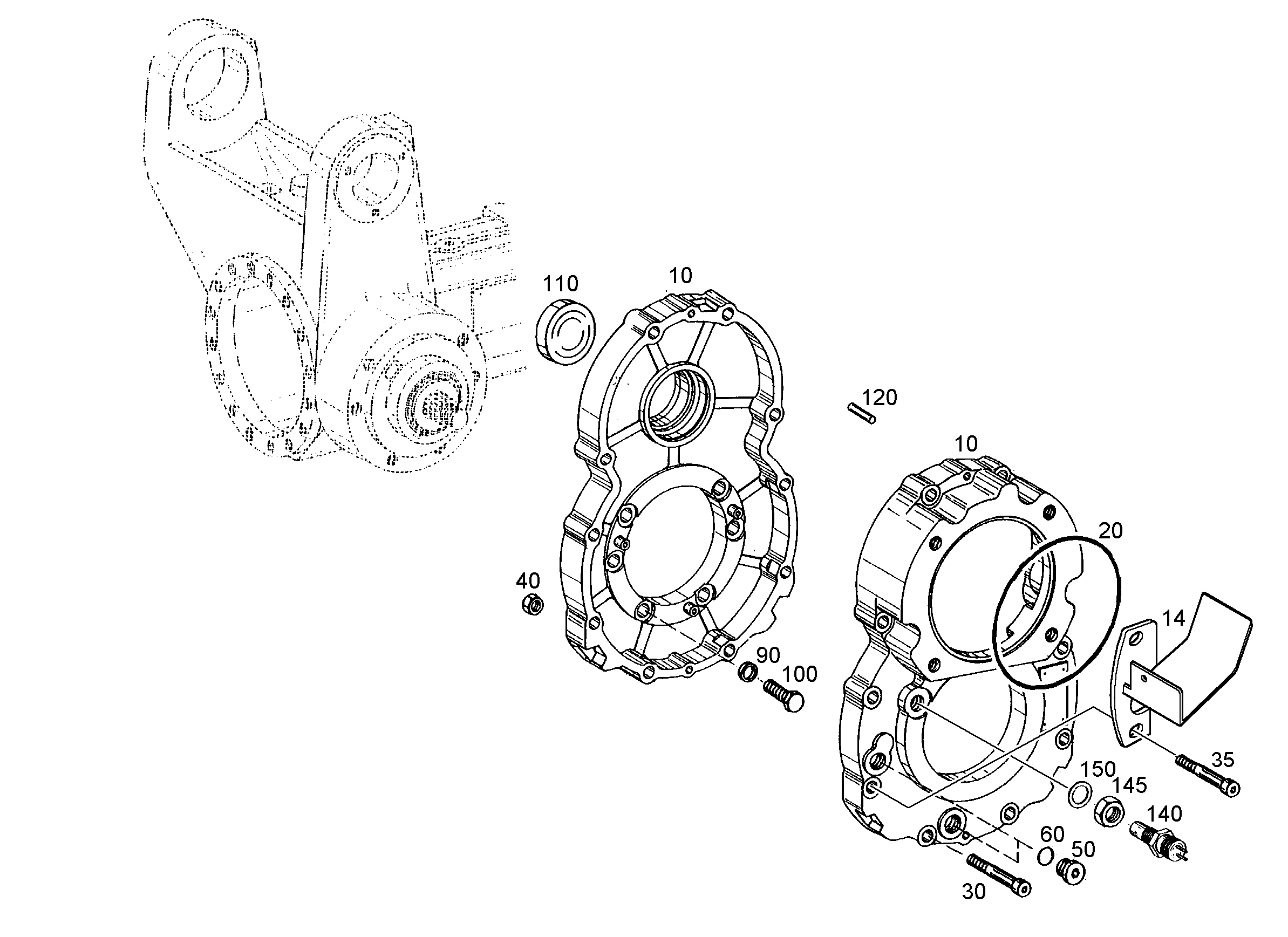 ЗАЩИТА 9607463 LIEBHERR