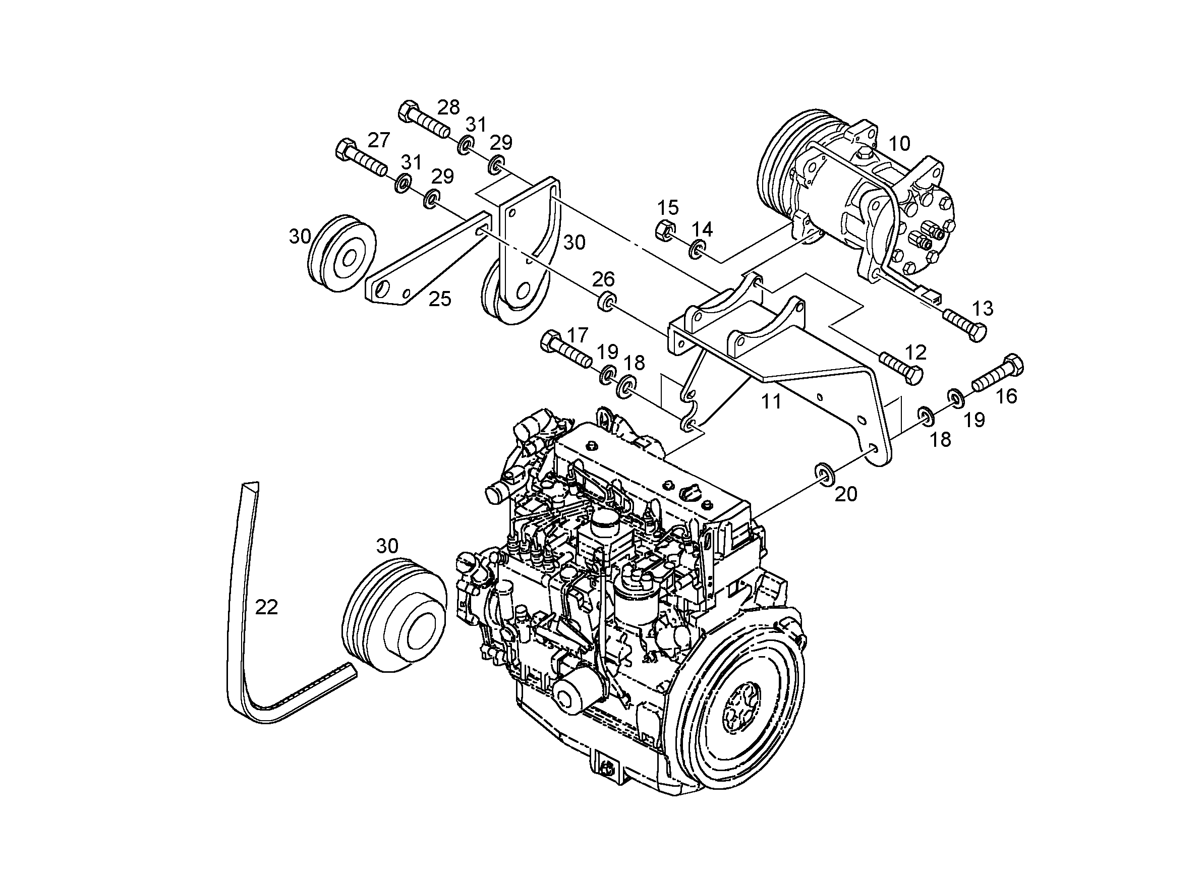 ПРОМЕЖУТОЧНОЕ КОЛЬЦО 9X30X8,5 9841185 LIEBHERR