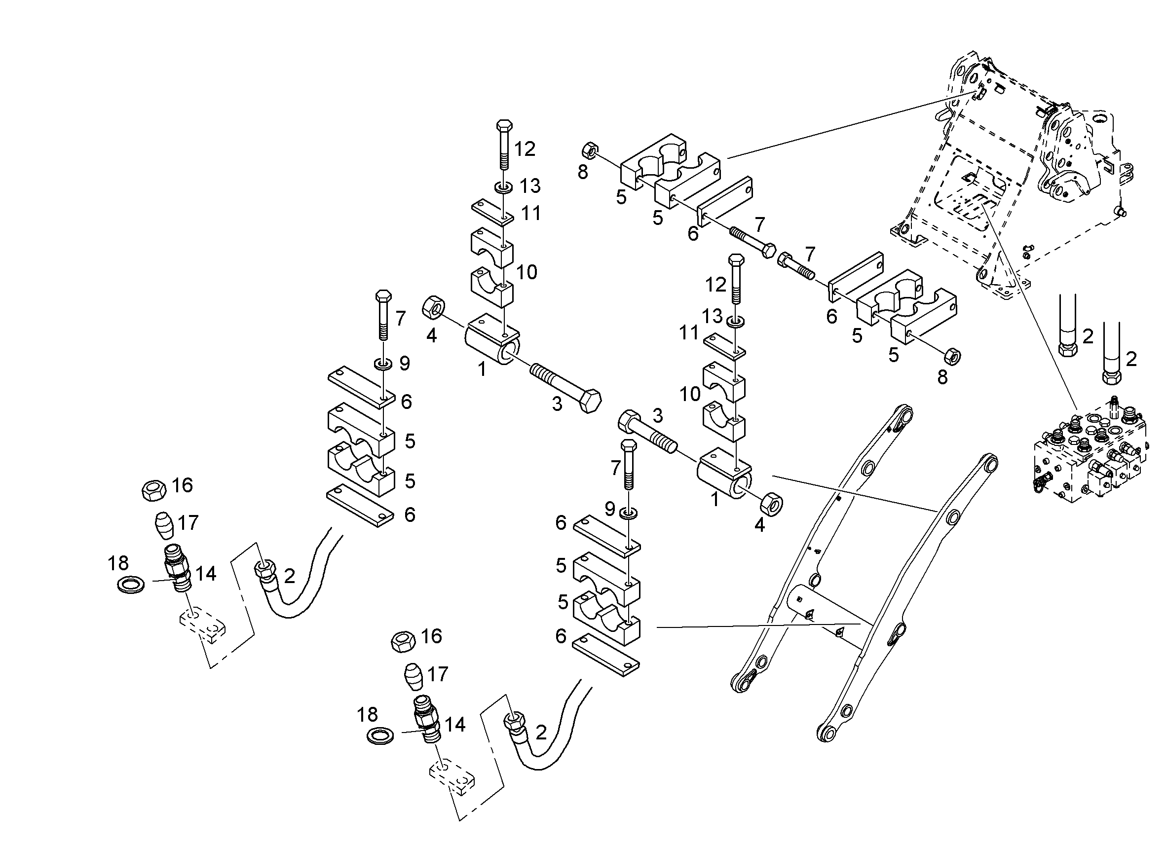 КРЕПЕЖ 9608622 LIEBHERR