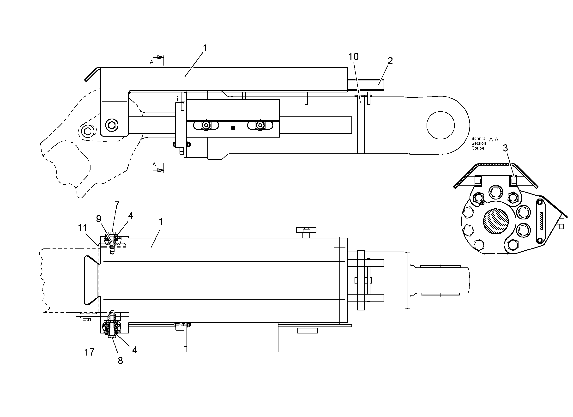 СКОБА ДЛЯ КРЕПЛЕНИЯ ШЛАНГА DIN 3017-3 C1 153 150-156X25 W 7402846 LIEBHERR