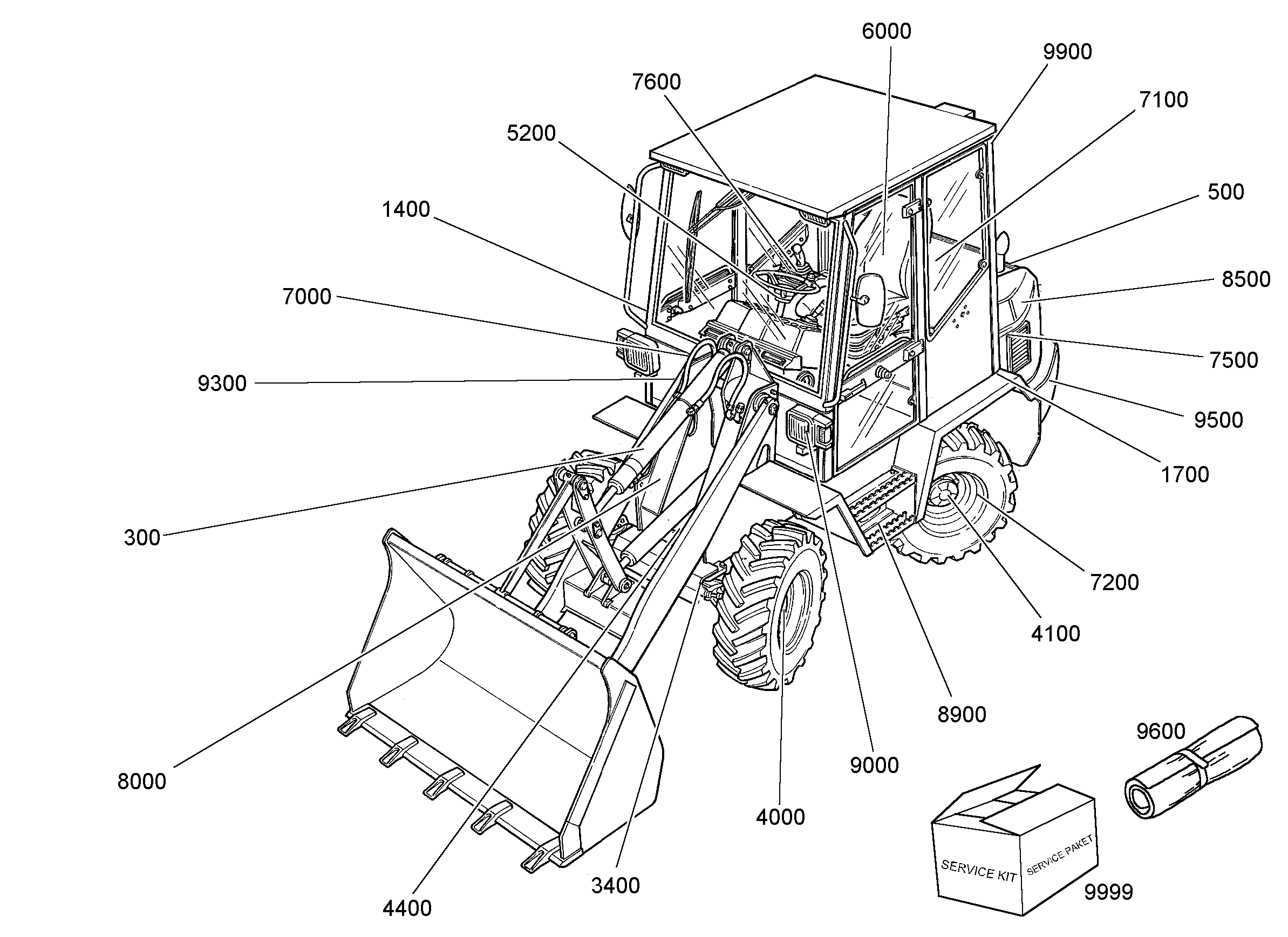 FRONT AXLE INSTALLATION 9653672 LIEBHERR