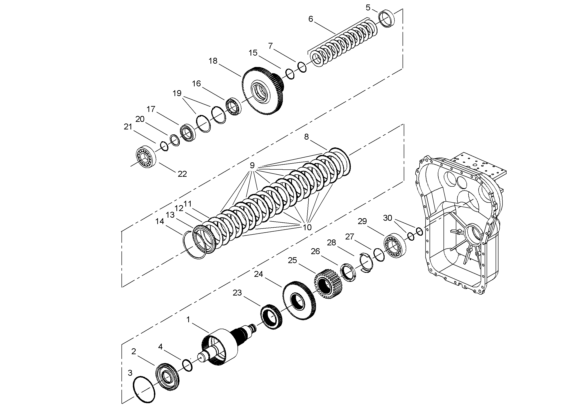 ГАЙКА ШЛИЦЕВАЯ 10424858 LIEBHERR