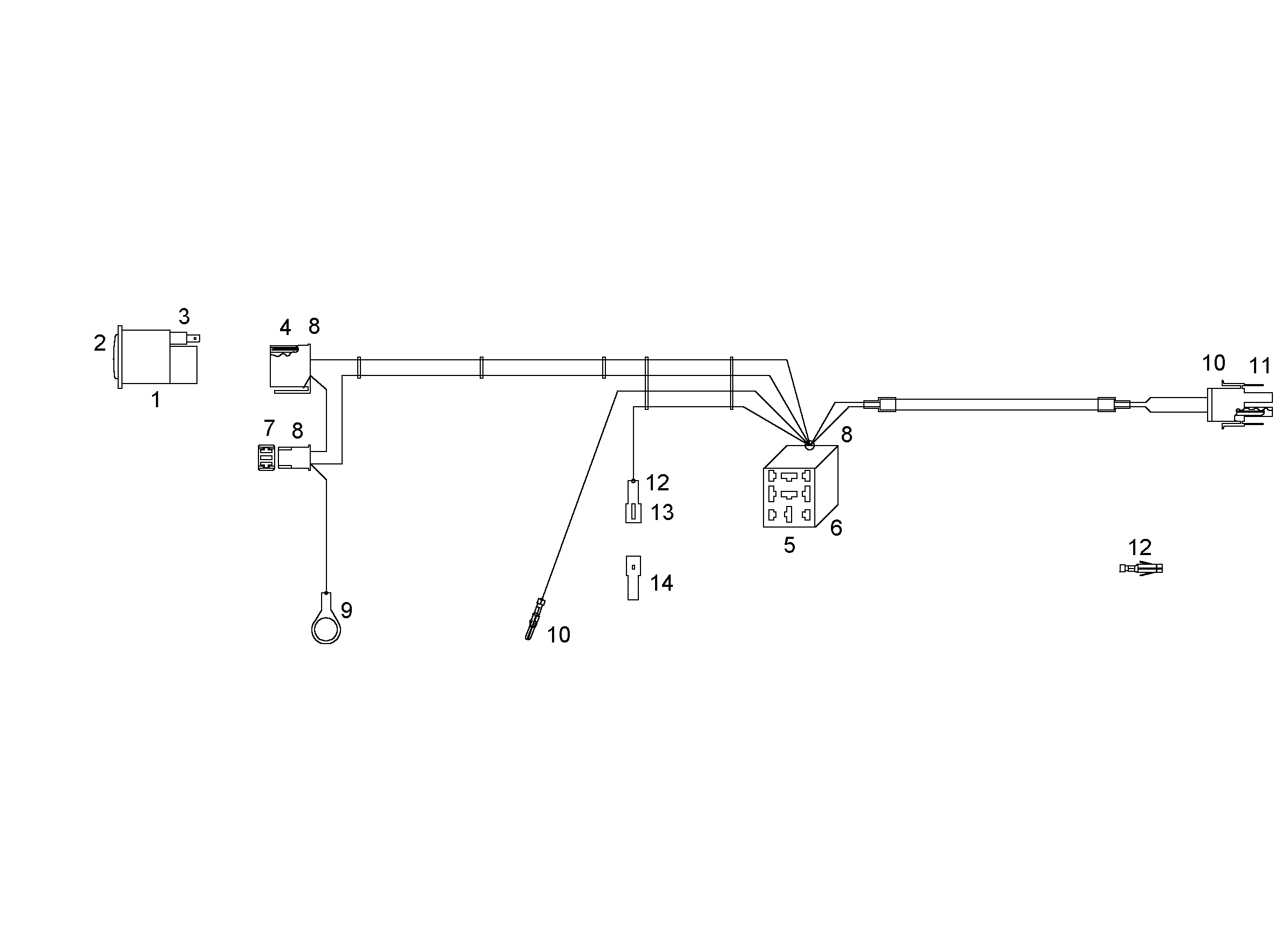 КОРПУС ШТЕПСЕЛЬНОЙ РОЗЕТКИ 6905286 LIEBHERR