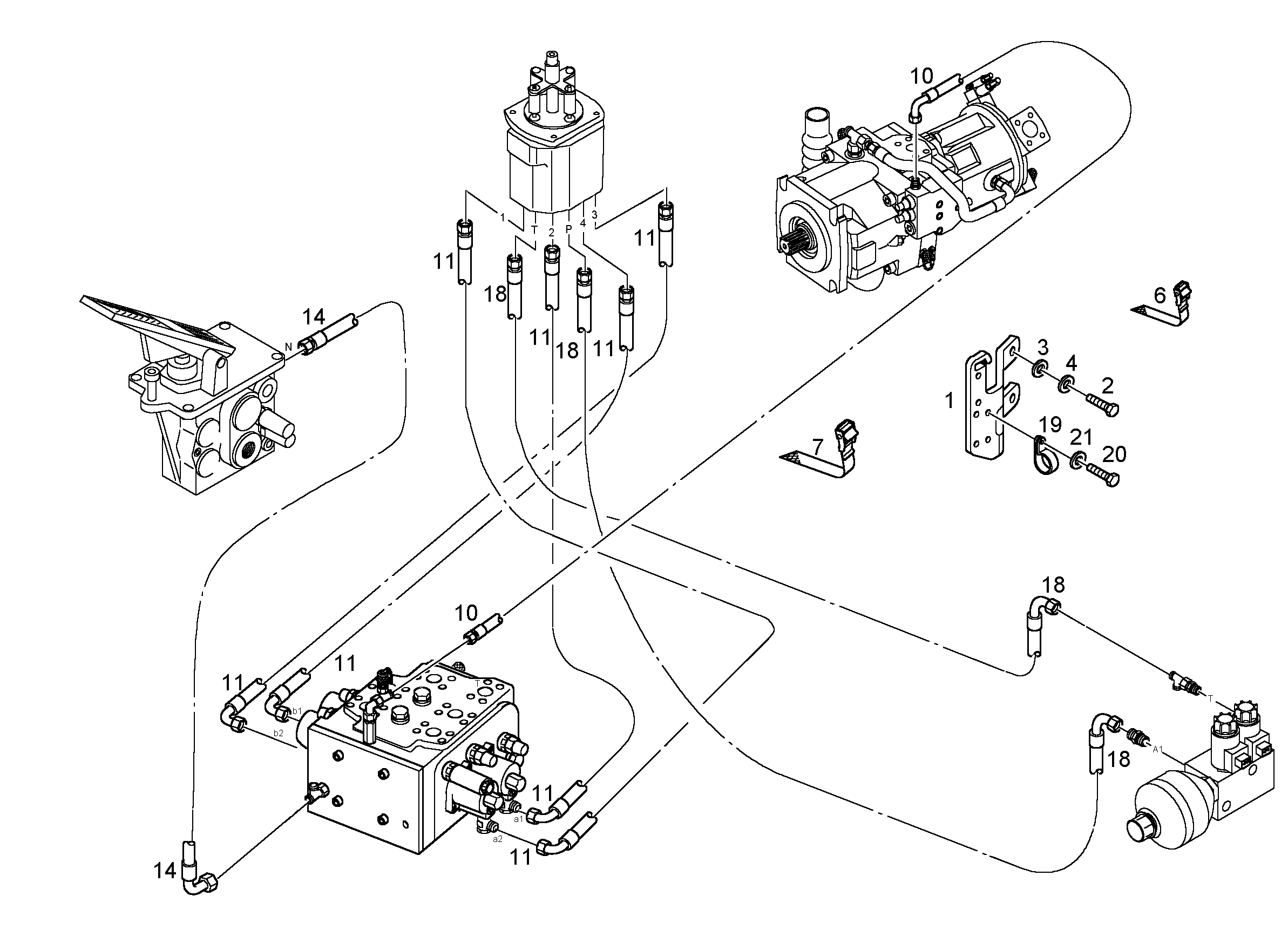 НАВЕСН.МОД.ПЕРЕДН.1-КОМПОНЕНТ. 9609788 LIEBHERR