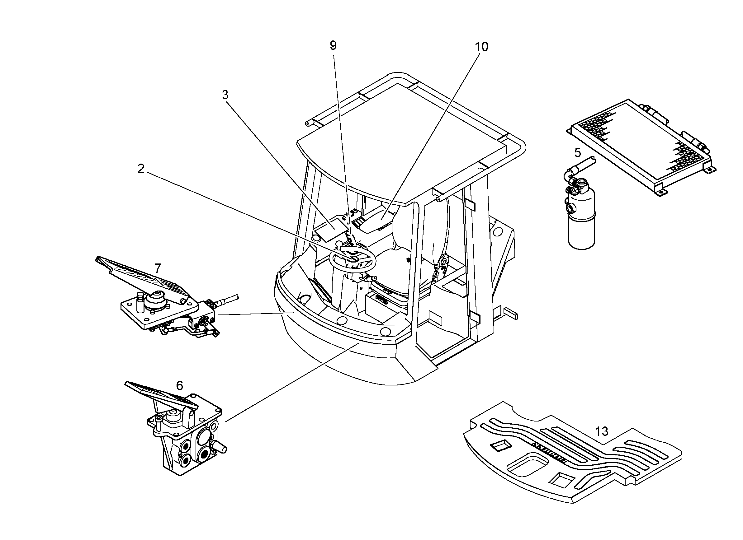 ЭЛЕМЕНТЫ МОНТАЖНЫЕ 9655908 LIEBHERR