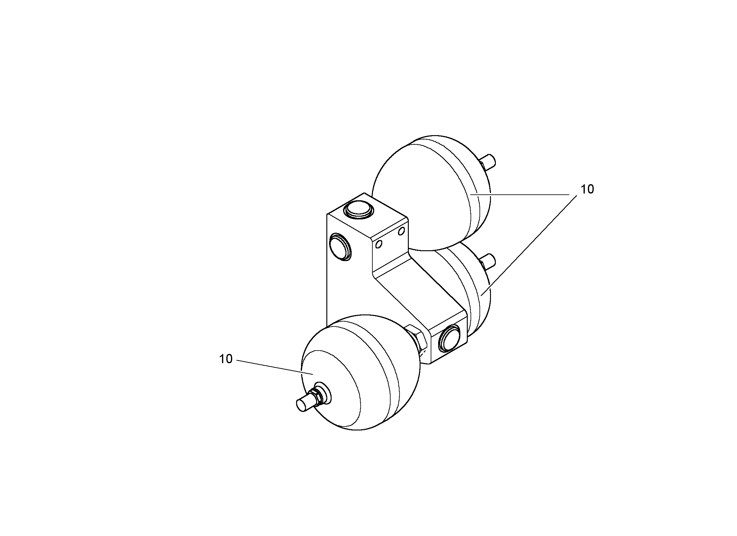 АККУМУЛЯТОР МЕМБРАННЫЙ 2l/330bar -25/100°C G 1'AUSSEN 10011490 LIEBHERR