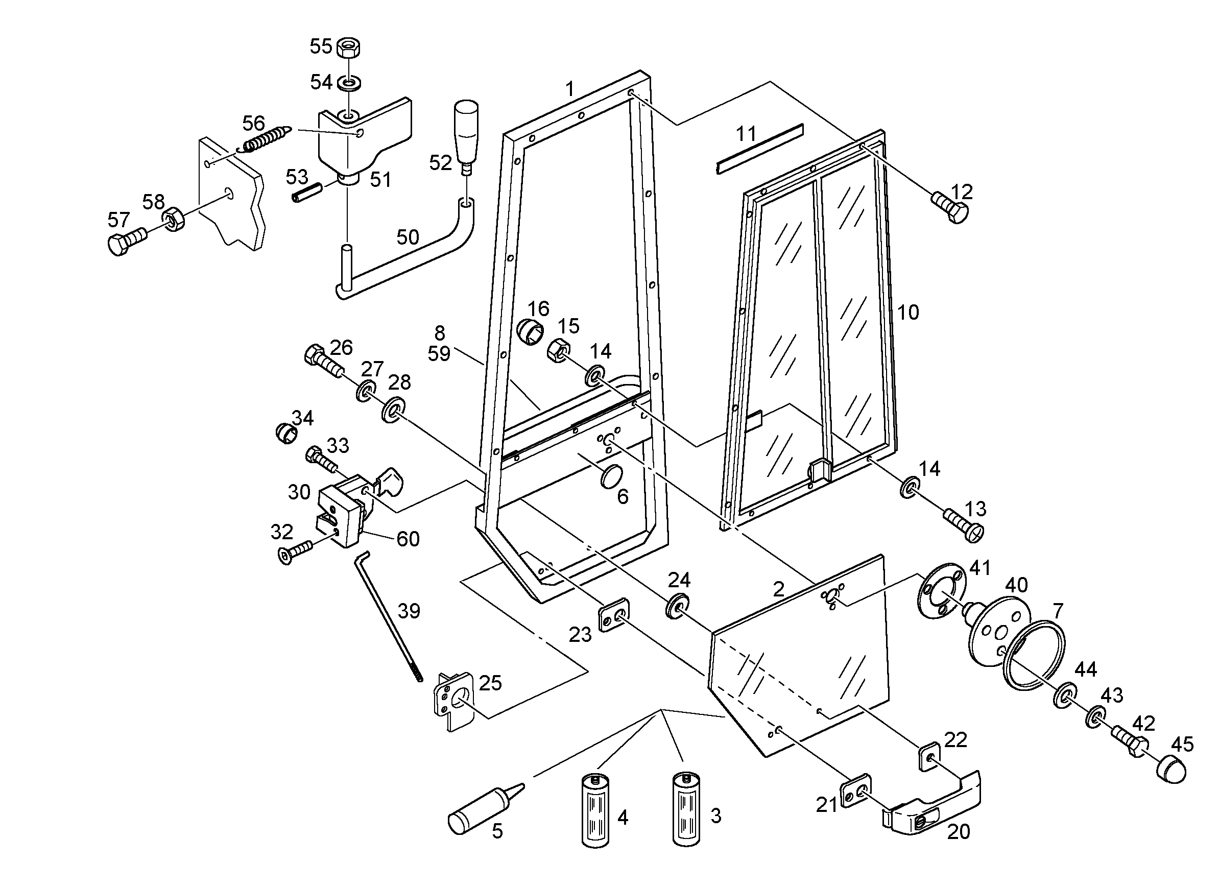 ЗАМОК С ПОВОРОТНОЙ ЗАЩЕЛКОЙ 10012535 LIEBHERR