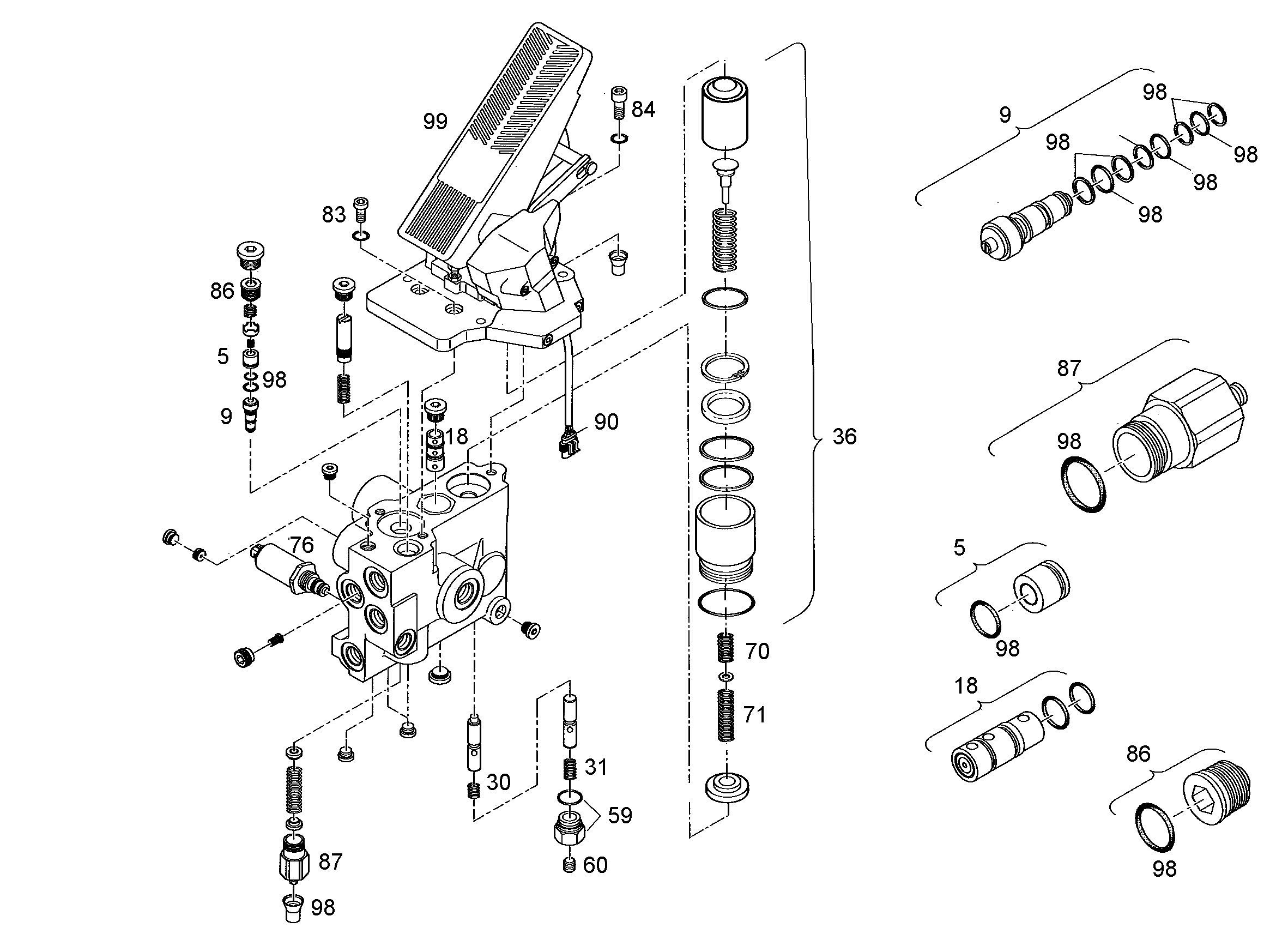 КЛАПАН ОБРАТНЫЙ 10013246 LIEBHERR