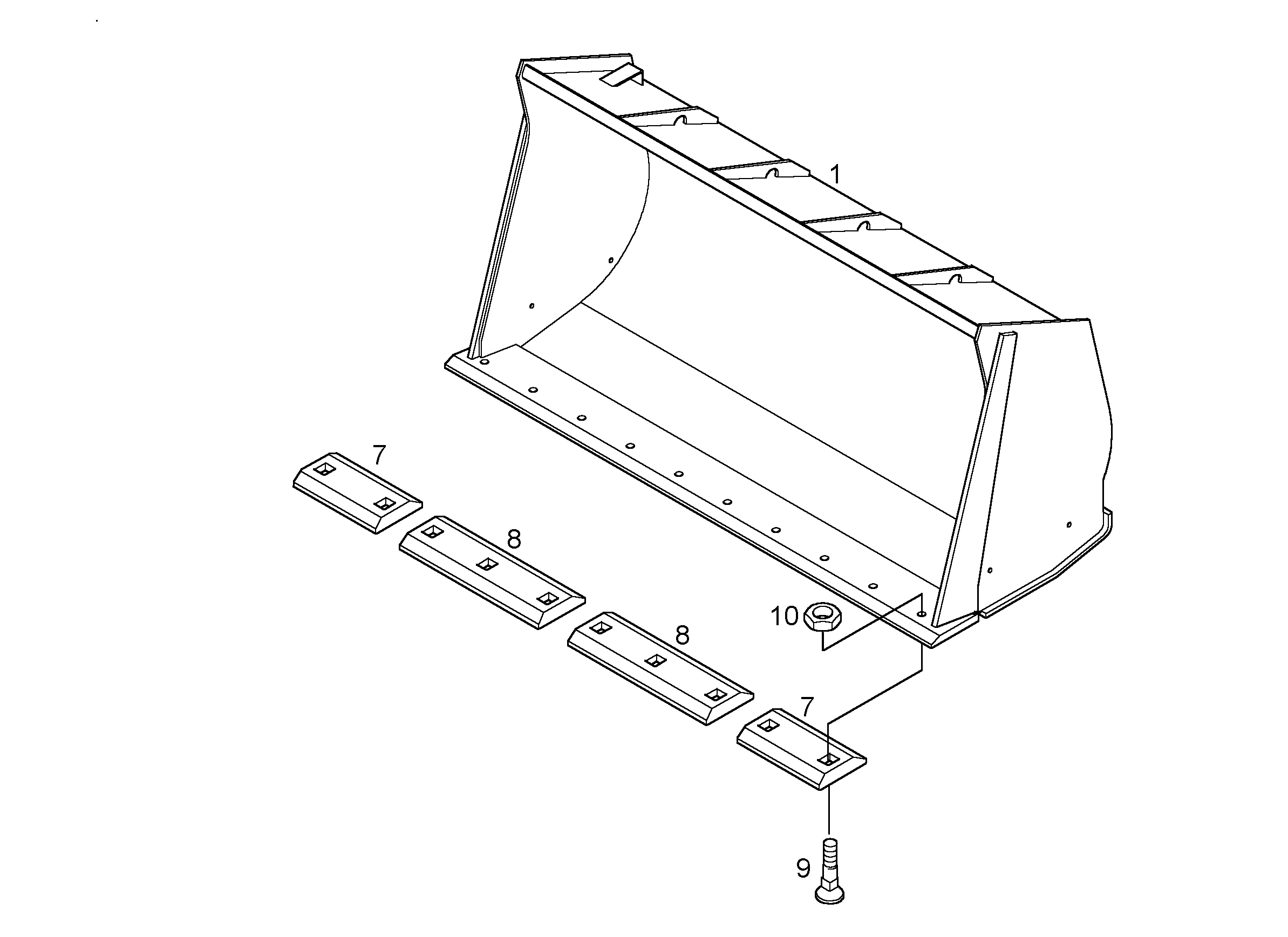 КОВШ 9609983 LIEBHERR