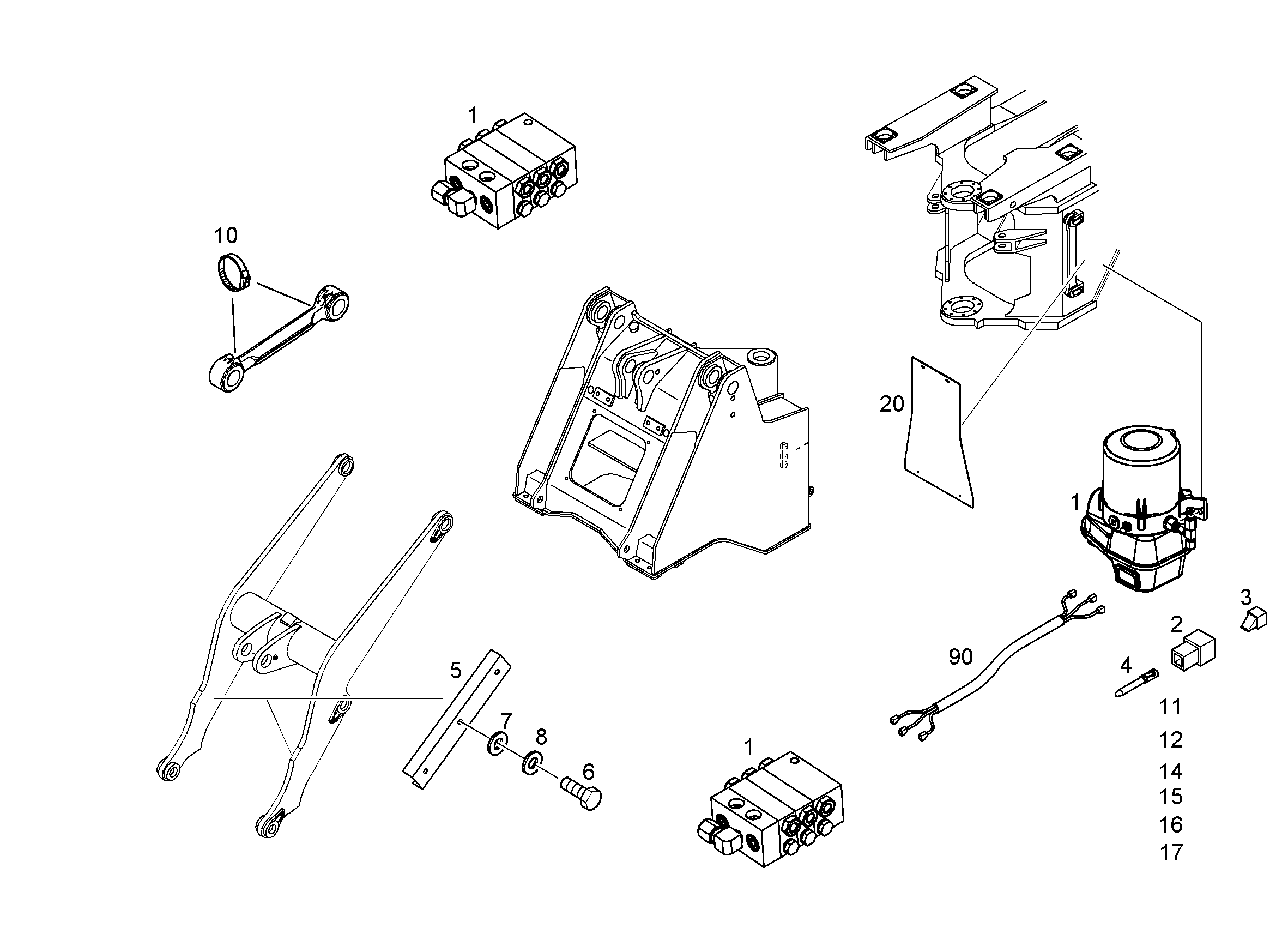 СИСТЕМА СМАЗКИ 10015824 LIEBHERR
