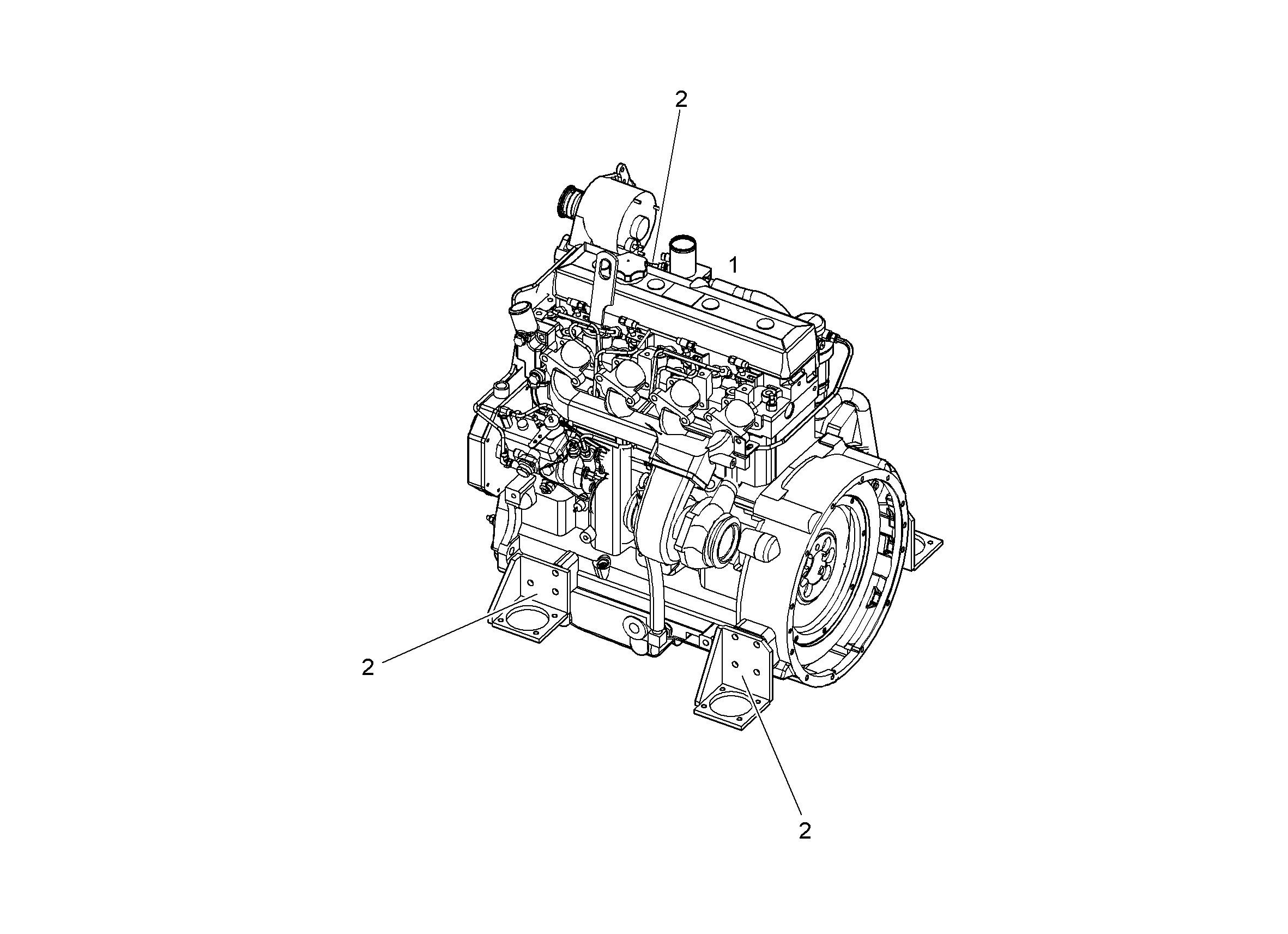 КОМПЛ.ПЕРЕОБ.ДВИГАТЕЛЬ МОНТАЖ 8920150 LIEBHERR