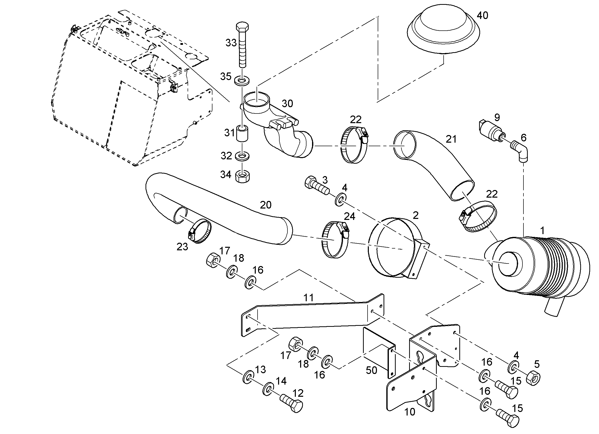 ОТДЕЛИТЕЛЬ ПРЕДВАРИТЕЛЬНЫЙ 93023631 LIEBHERR