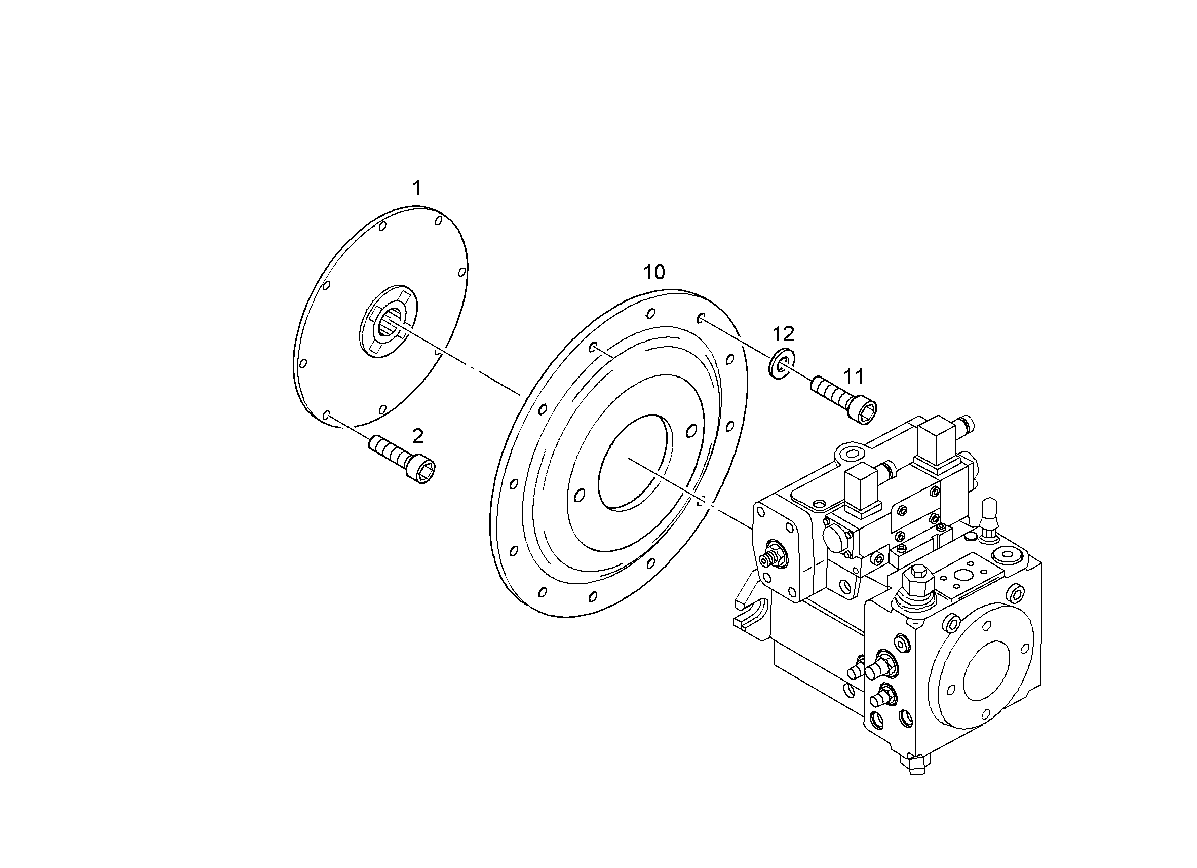 CENTA-УСТАНАВЛИВАЕМЫЙ ФЛАНЕЦ SAE4 10024632 LIEBHERR