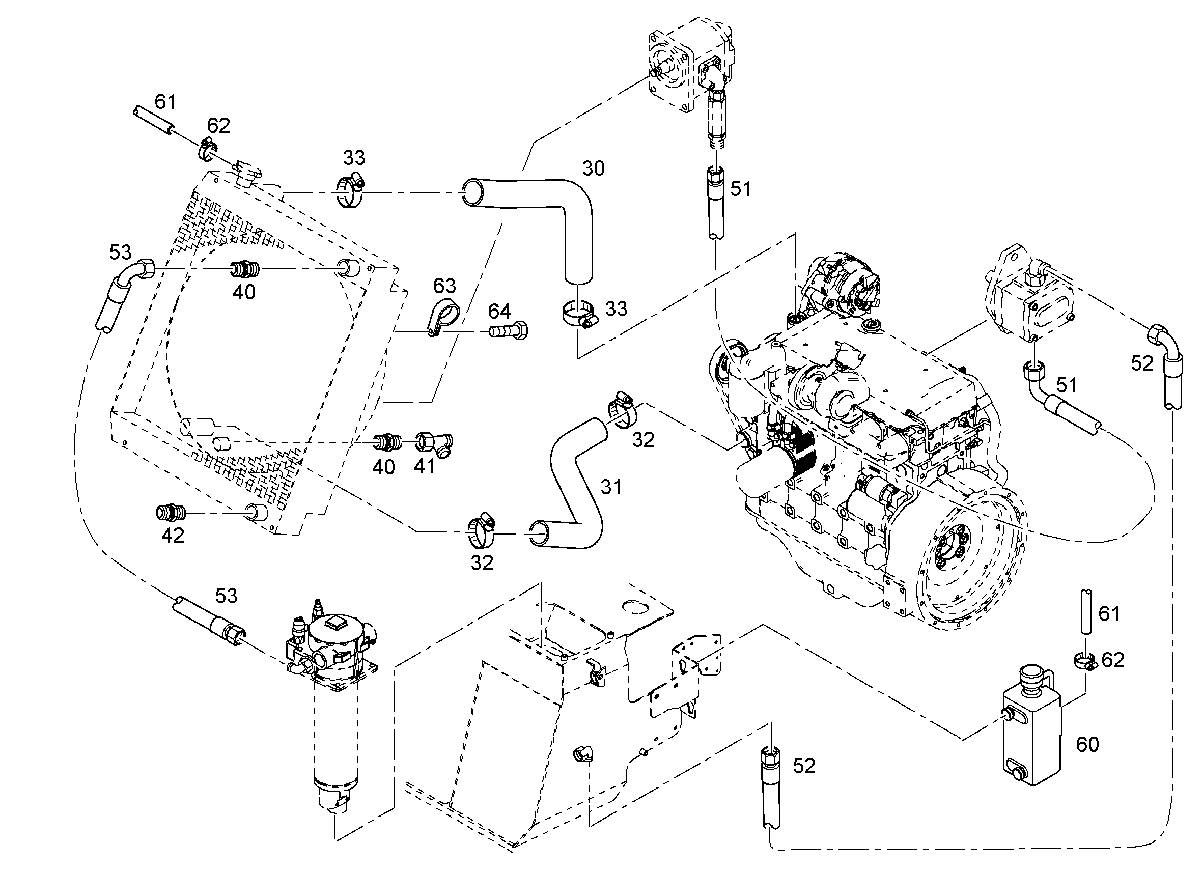 БАК КОМПЕНСАЦИОННЫЙ 10030153 LIEBHERR