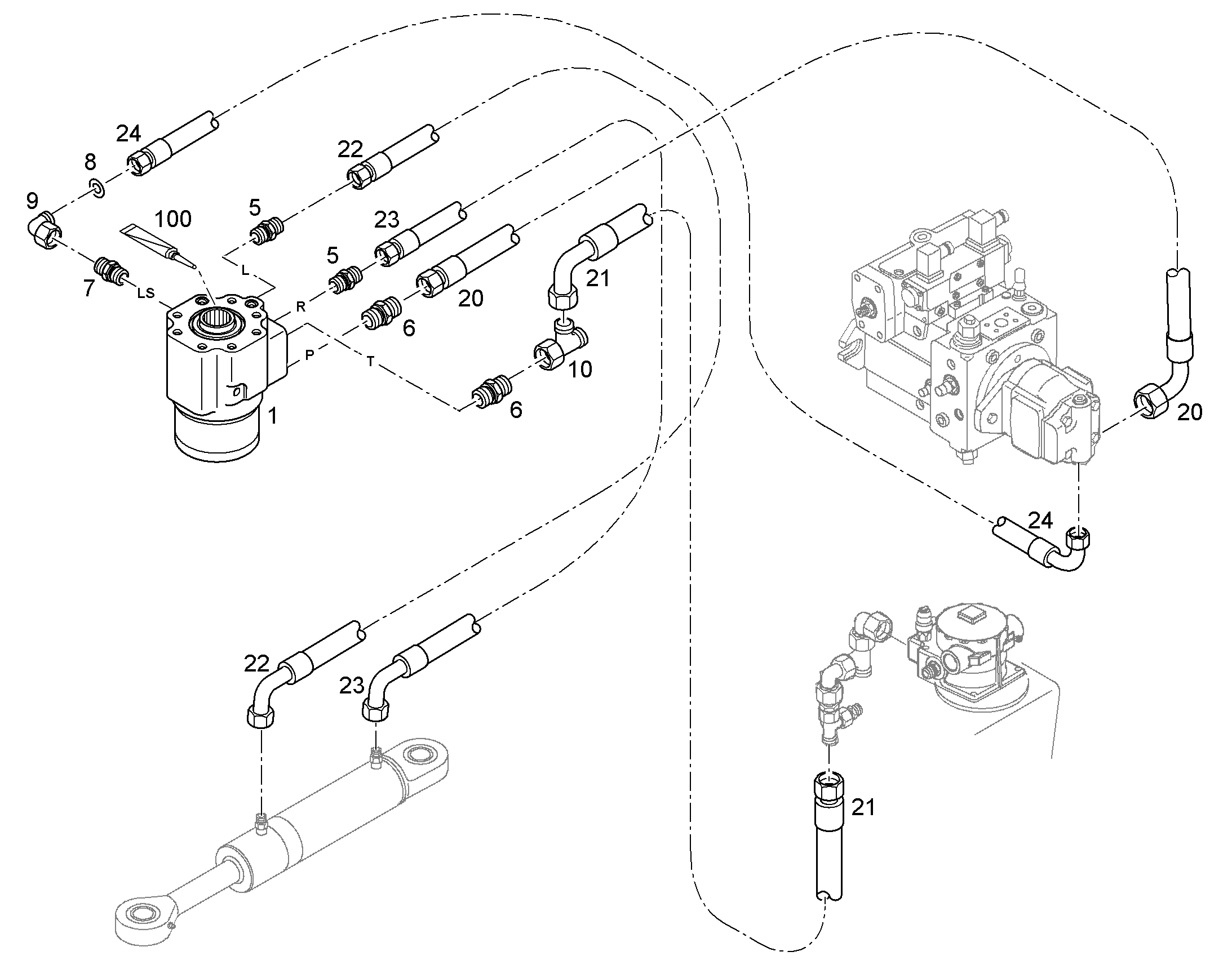 СЕРВОСТАТ 10045014 LIEBHERR