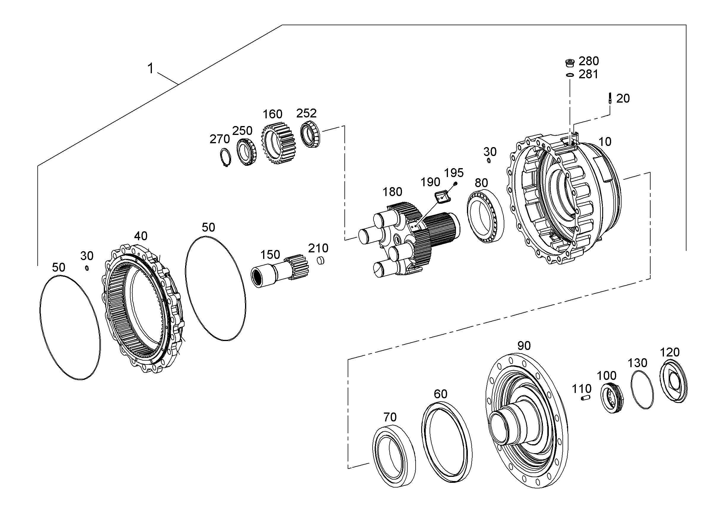 ГАЙКА РЕГУЛИРОВОЧНАЯ 10032799 LIEBHERR