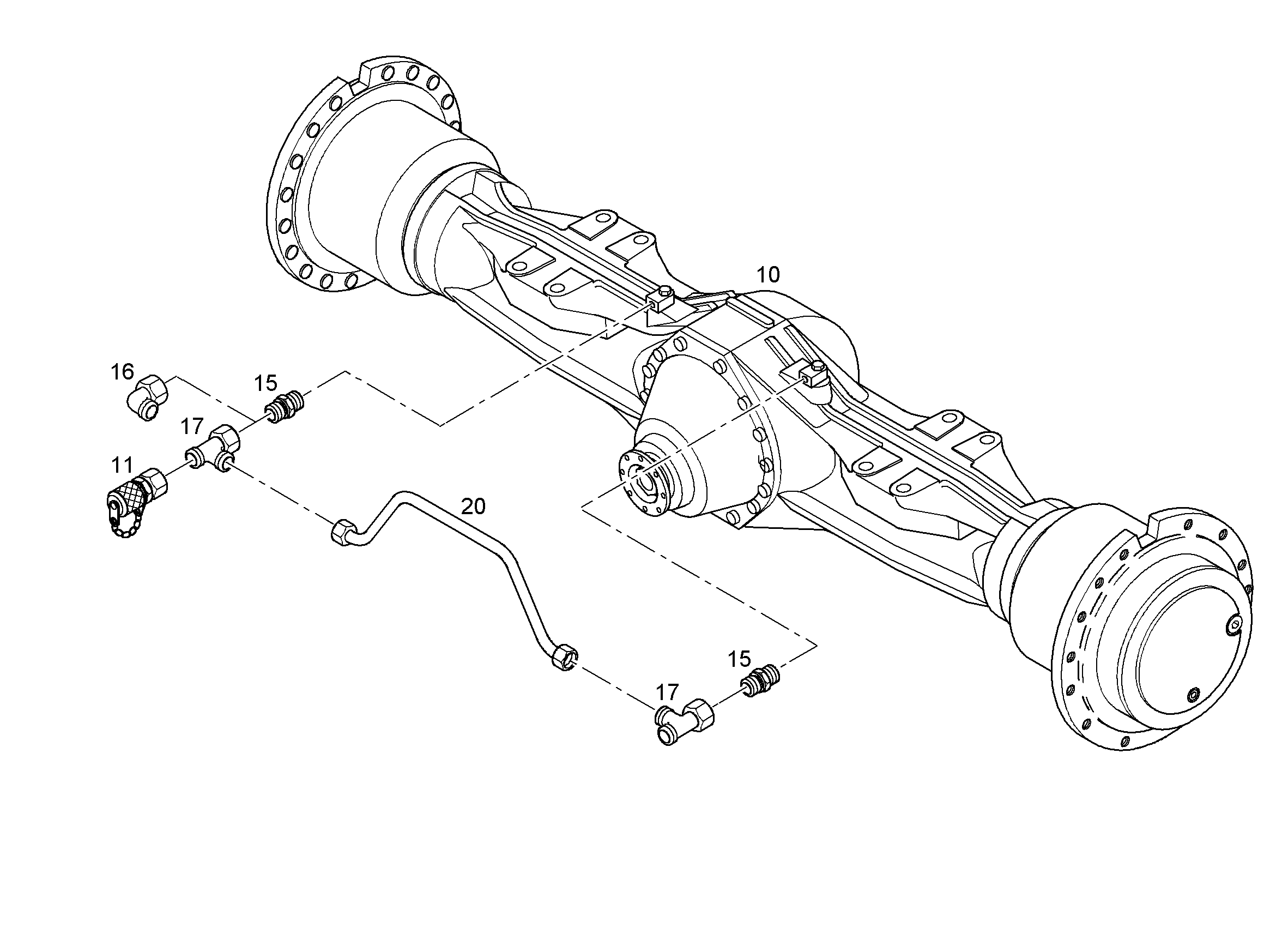 ШТУЦЕР ПОДКЛЮЧЕНИЯ МАНОМЕТРА SKK 12S M20X1,5 7619036 LIEBHERR