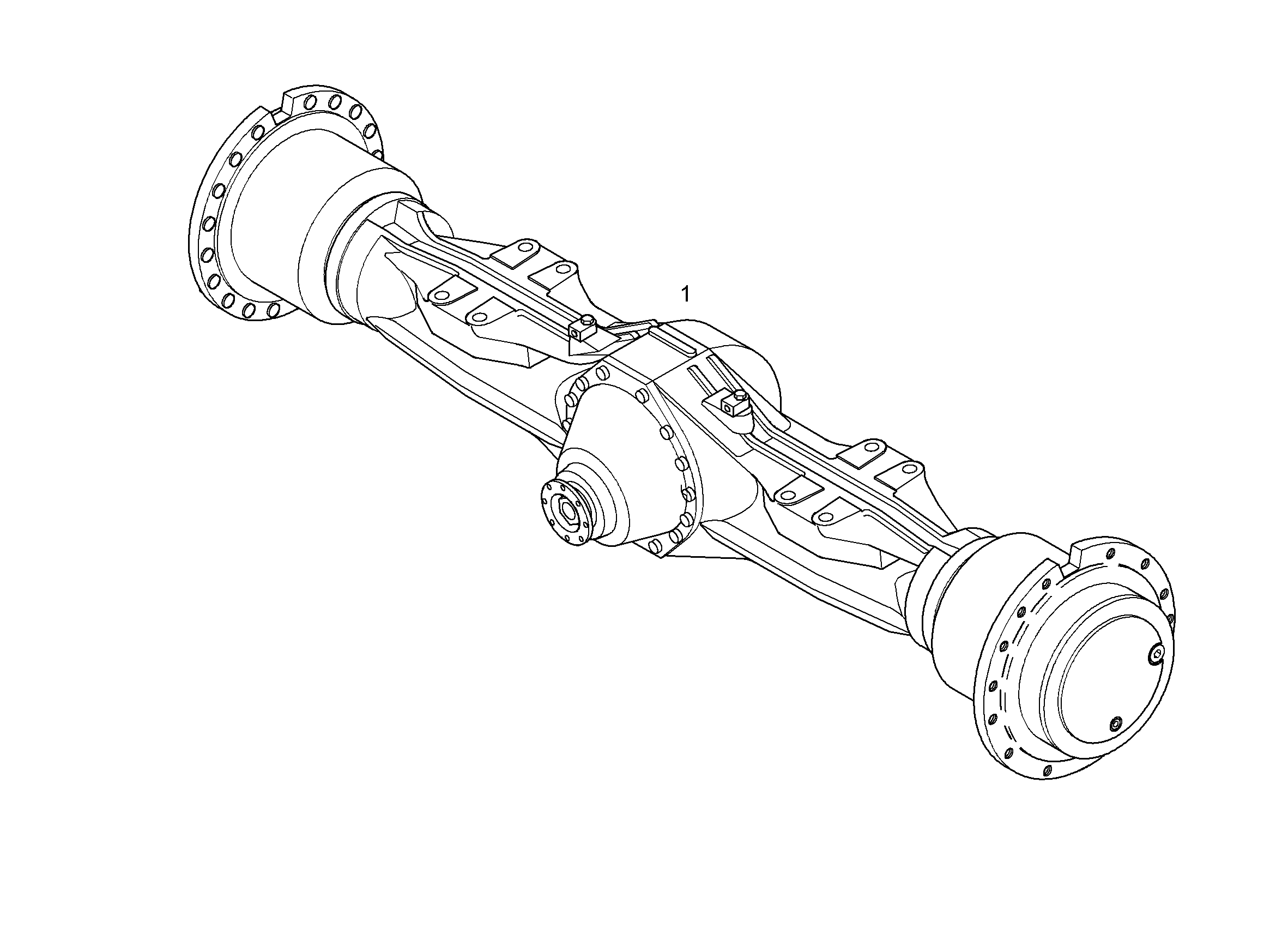 ОСЬ САТЕЛЛИТА НЕПОДВИЖНАЯ MT-L3085 10022957 LIEBHERR