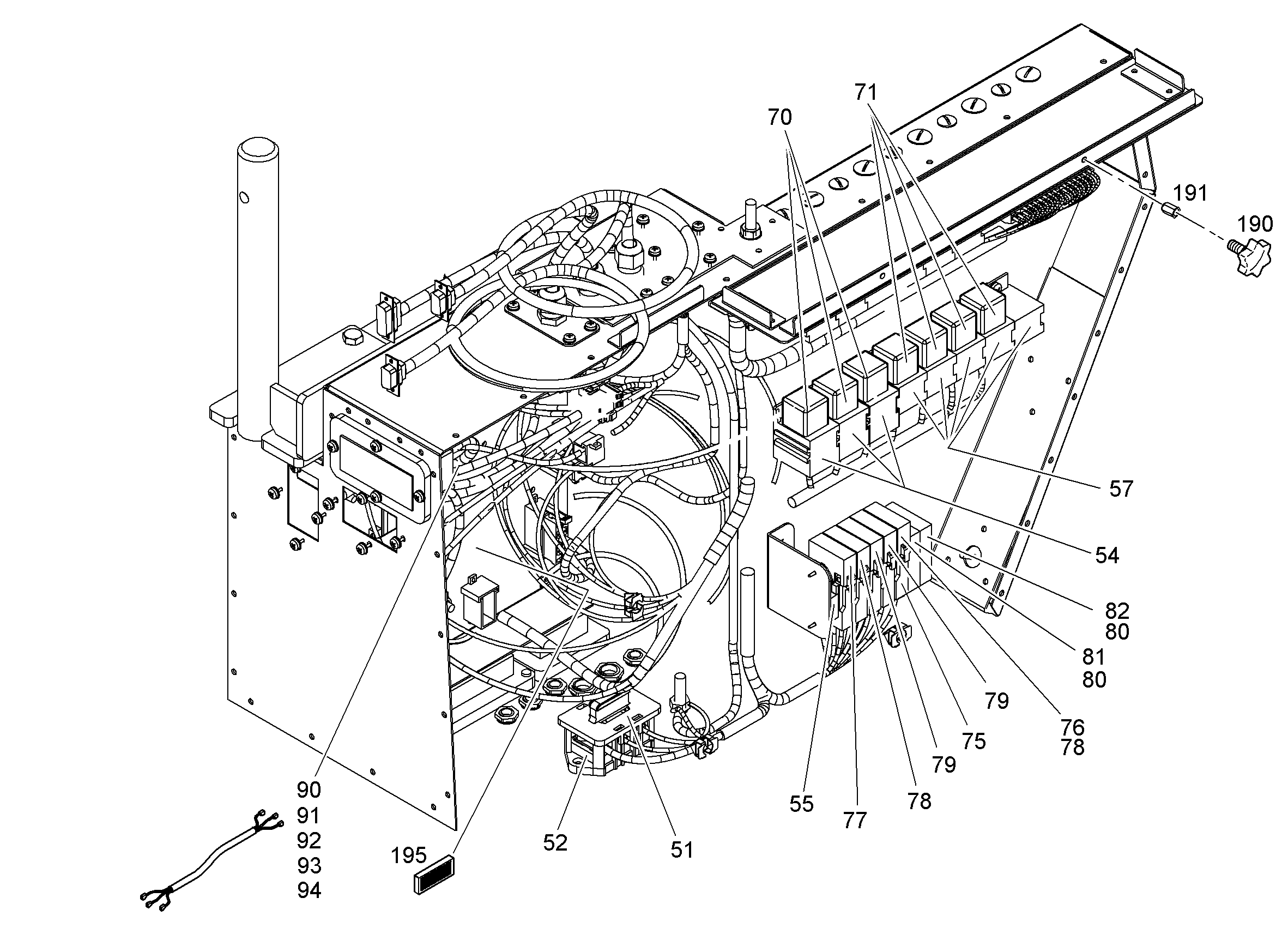 К-Т ПРОВ.- ЦЕНТРАЛЬНАЯ ЭЛЕКТР. X10-X14,X20 9069296 LIEBHERR