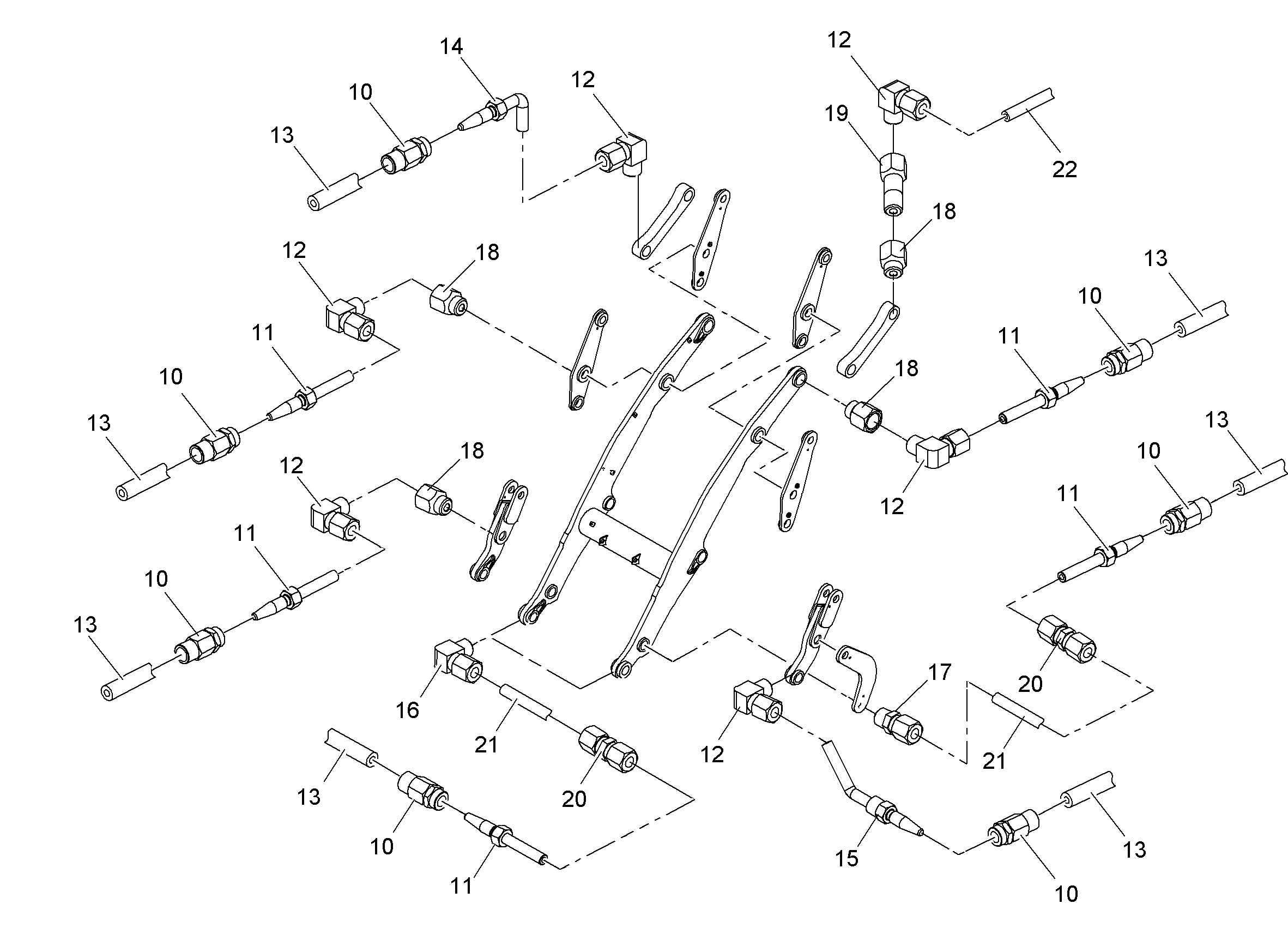 СОЕДИНЕНИЕ РЕЗЬБОВОЕ GE 6LL M8X1 774374808 LIEBHERR