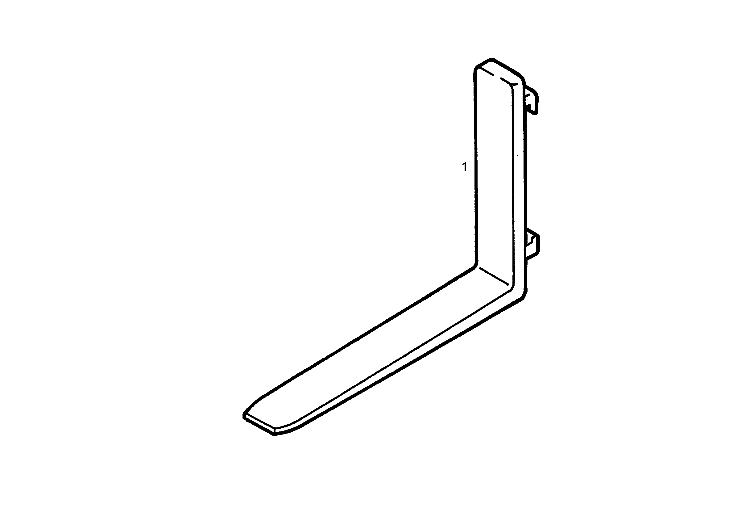 ЗУБЕЦ ВИЛКИ FEM IV 2000X70X150 9608309 LIEBHERR