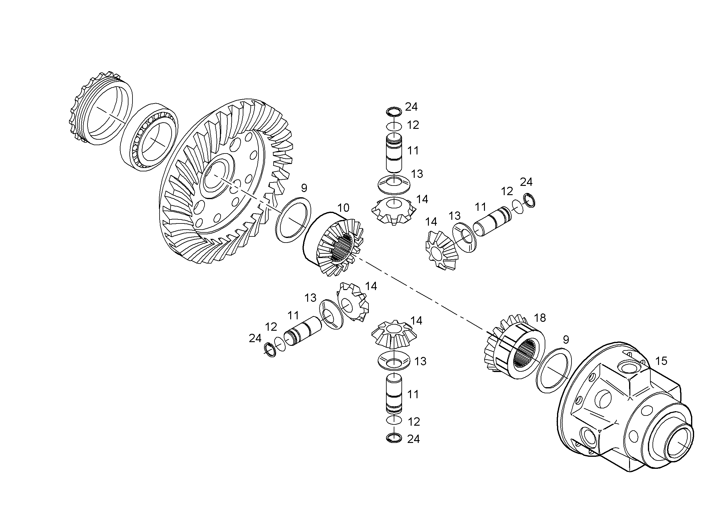 САТЕЛЛИТ КОНИЧЕСКИЙ ДИФФЕРЕНЦИ 10115431 LIEBHERR