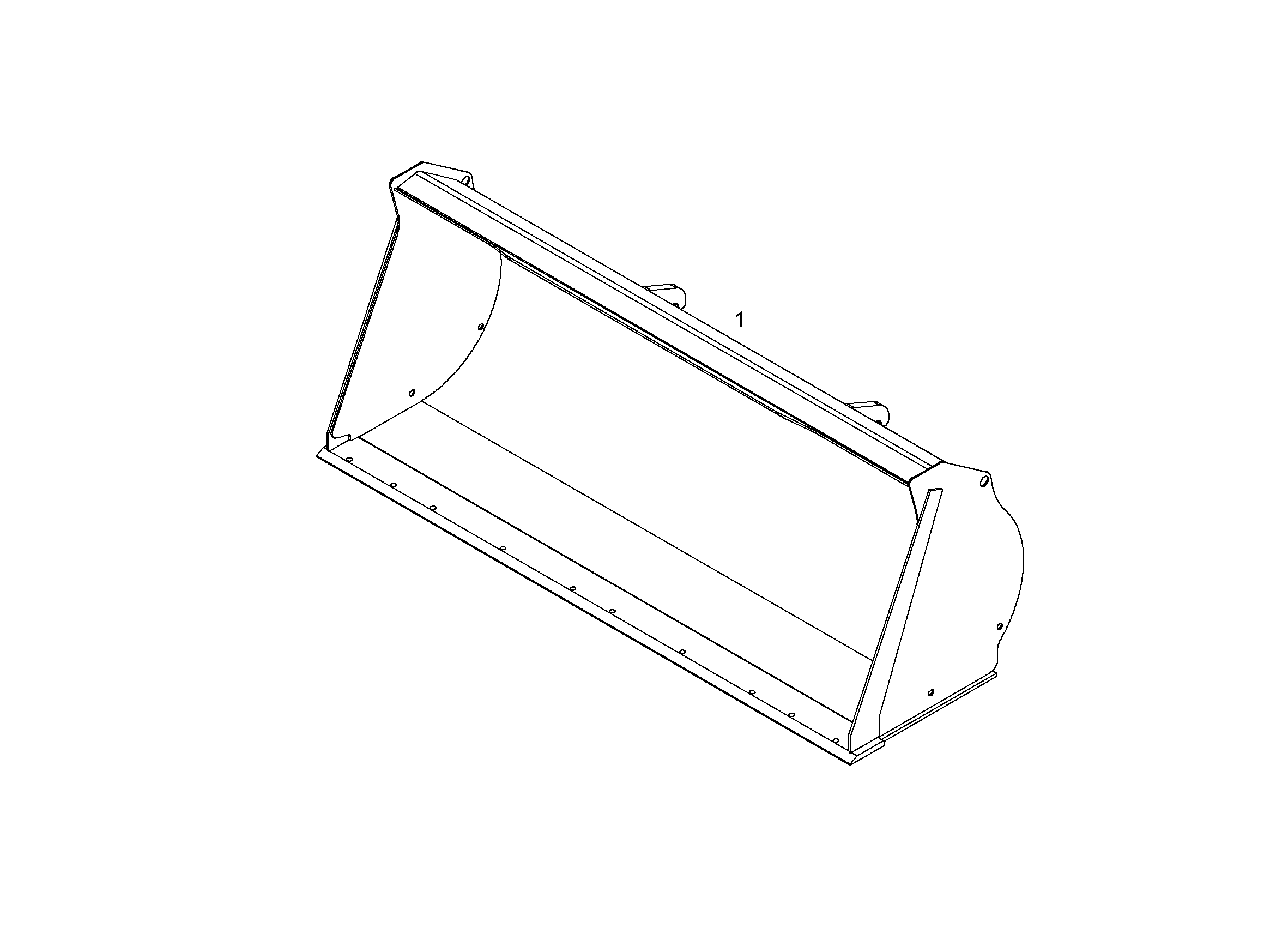 КОВШ 2200mm 1,1m³ 9068132 LIEBHERR