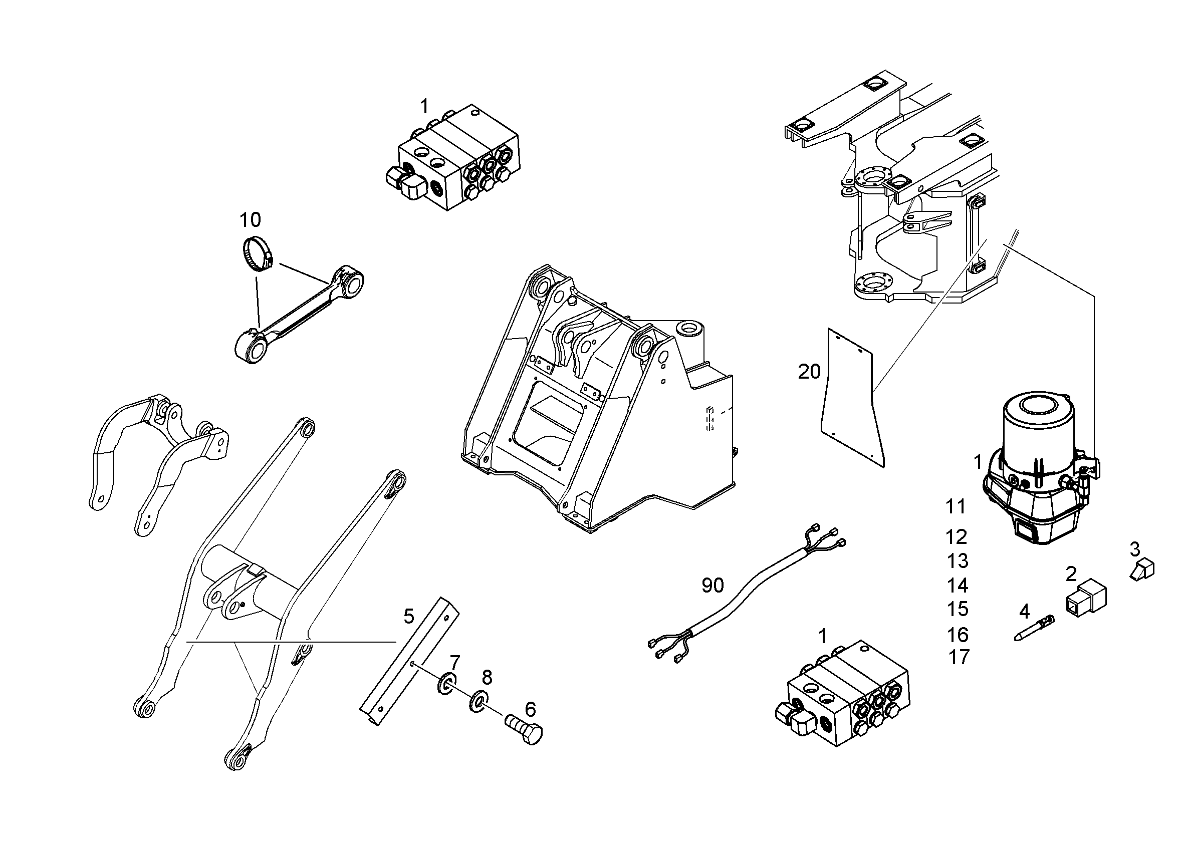 СИСТЕМА СМАЗКИ 10015025 LIEBHERR