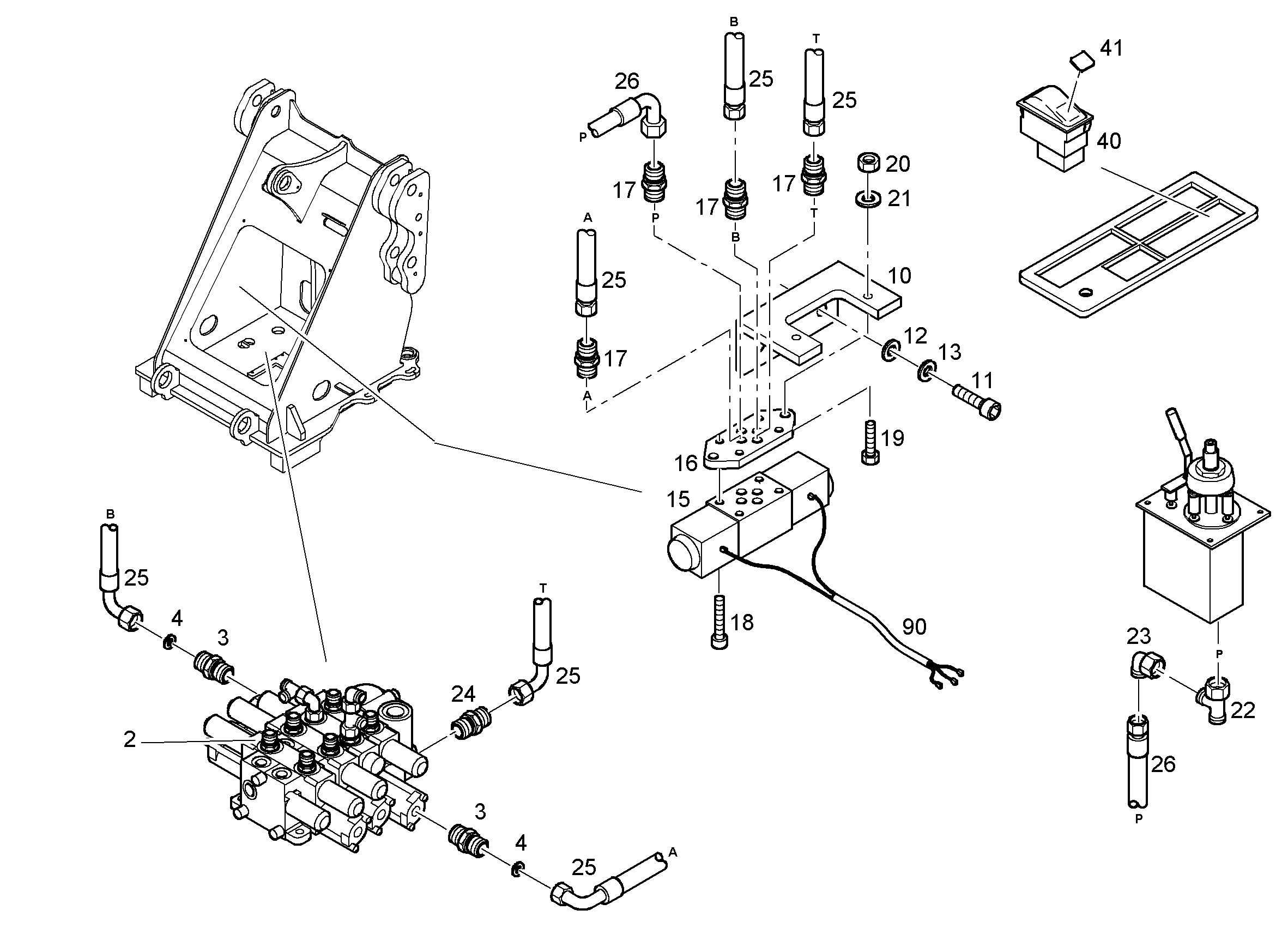 ШЛАНГ УПРАВЛЕНИЯ 8X800 7002563 LIEBHERR