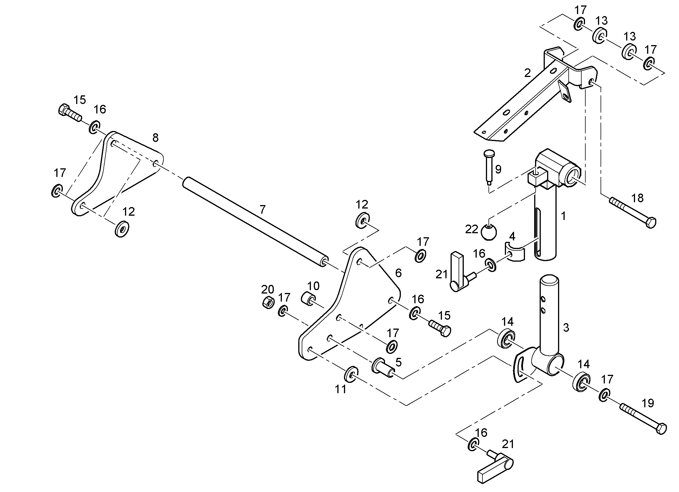 ВИНТ УСТАНОВОЧНЫЙ M10X70,6X8 9842101 LIEBHERR