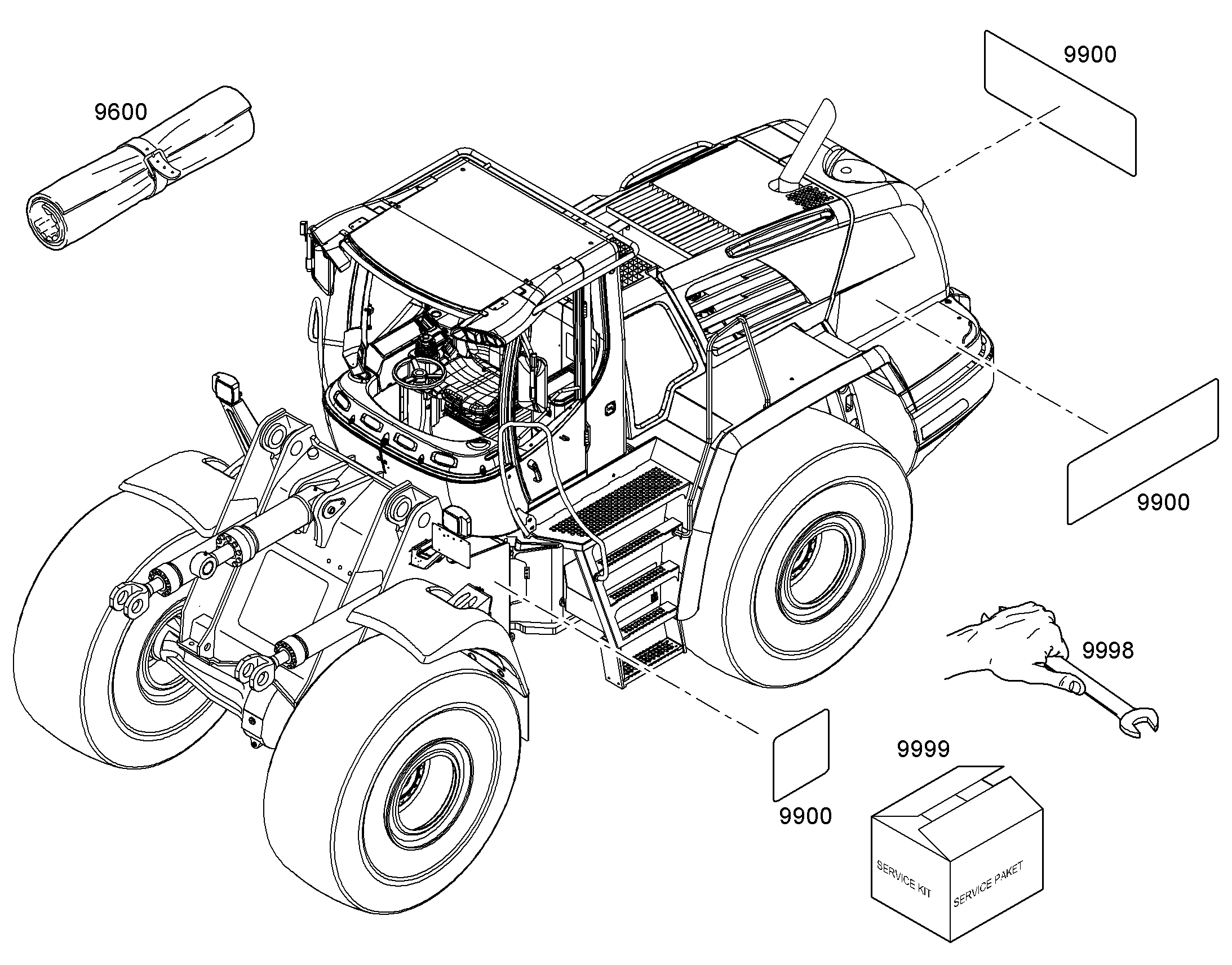 РАСПОЛОЖЕНИЕ ТАБЛИЧЕК 9067989 LIEBHERR