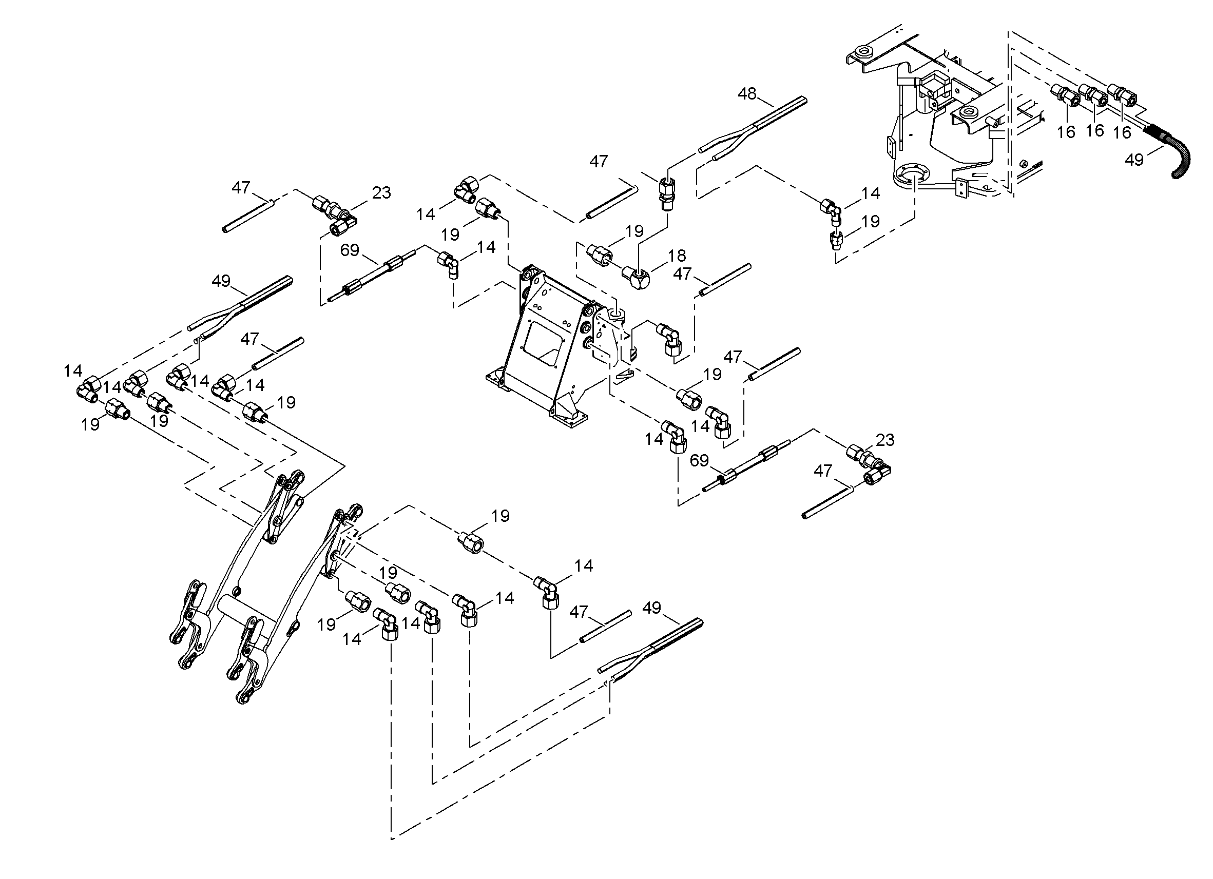 СОЕДИНЕНИЕ РЕЗЬБОВОЕ 10216841 LIEBHERR