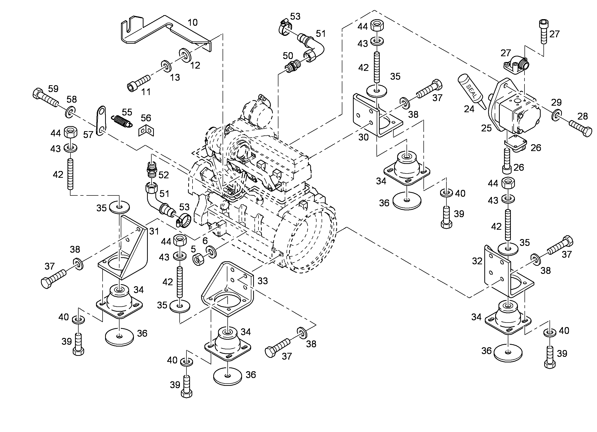 ДЕРЖАТЕЛЬ 8920865 LIEBHERR