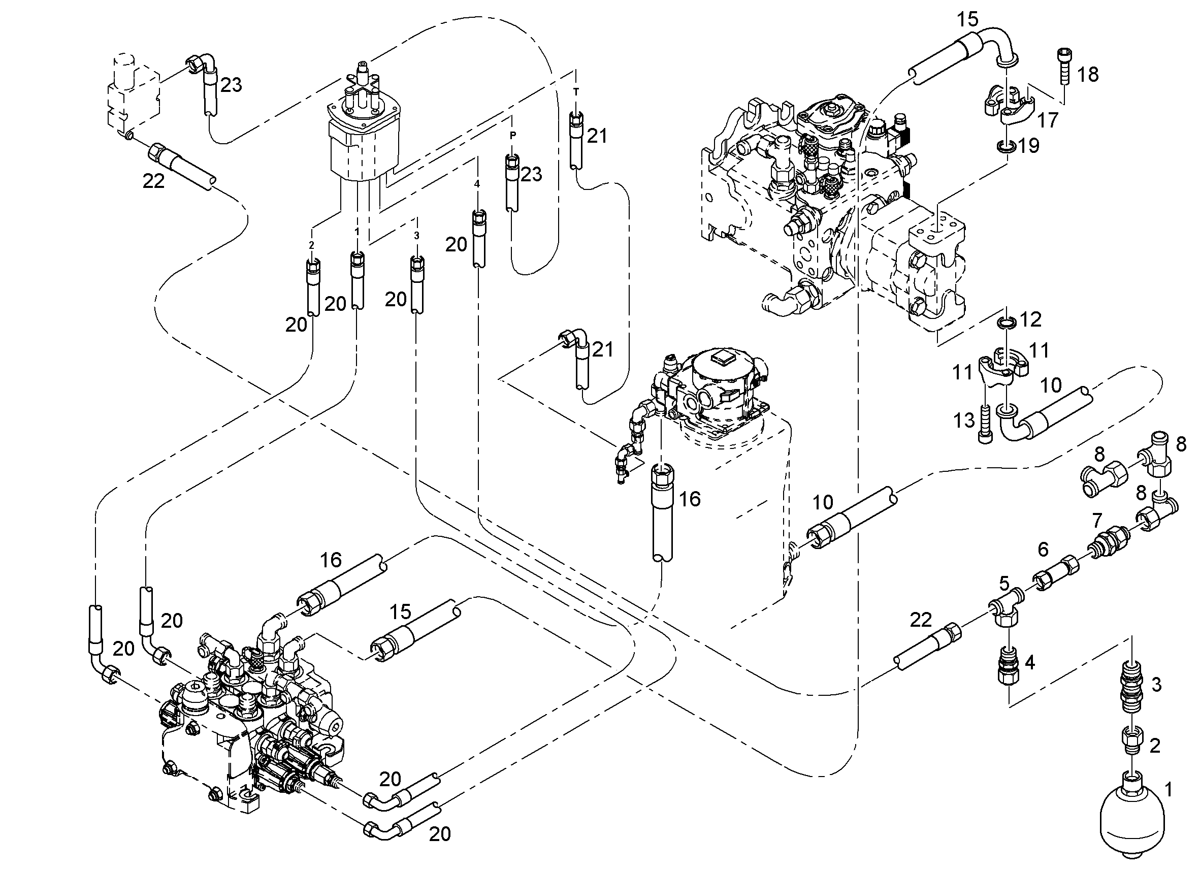 ШЛАНГ 25X2650 10216647 LIEBHERR