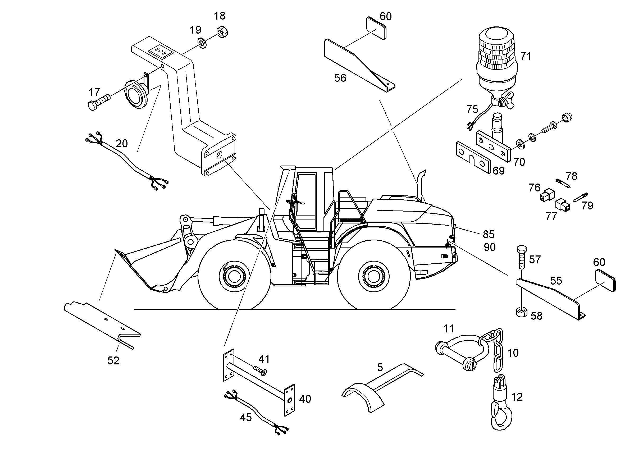 ОГРАНИЧЕНИЕ СКОРОСТИ 20 КМ/ЧАС 9841891 LIEBHERR