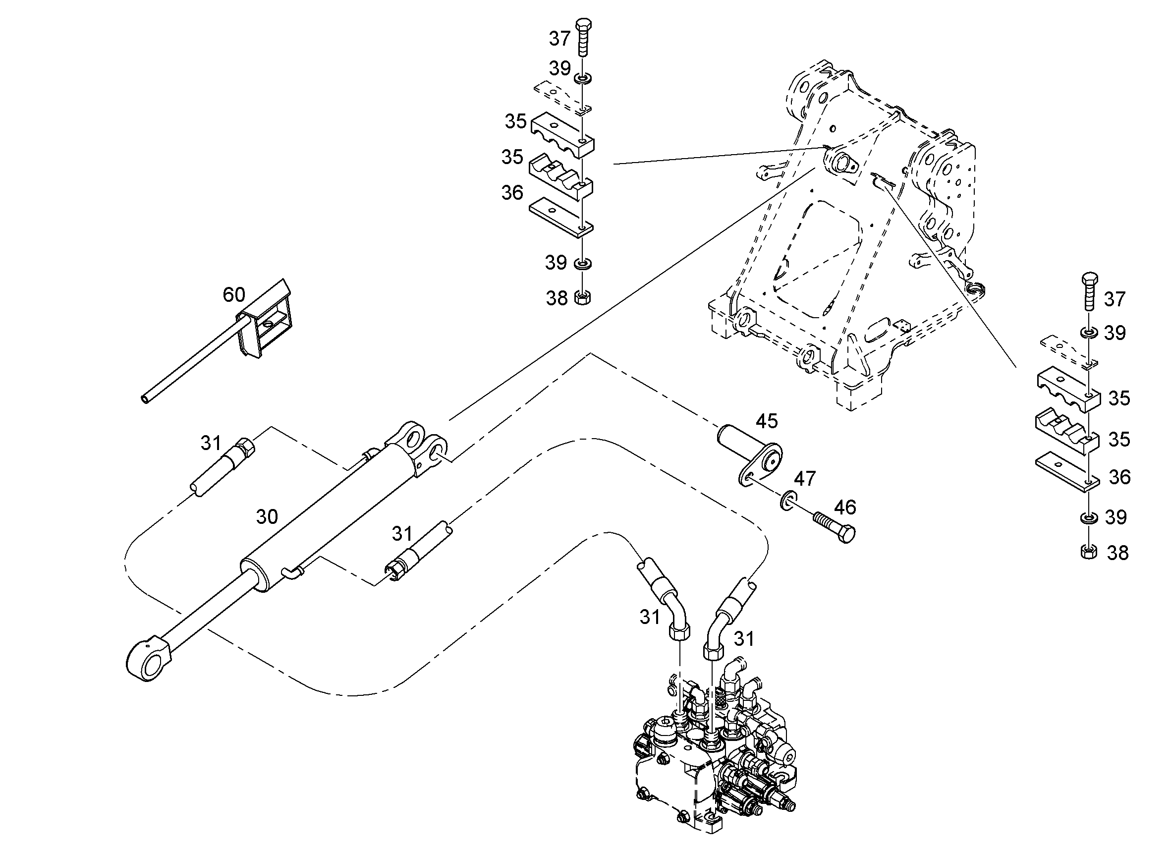 ГИДРОЦИЛИНДР 8925319 LIEBHERR