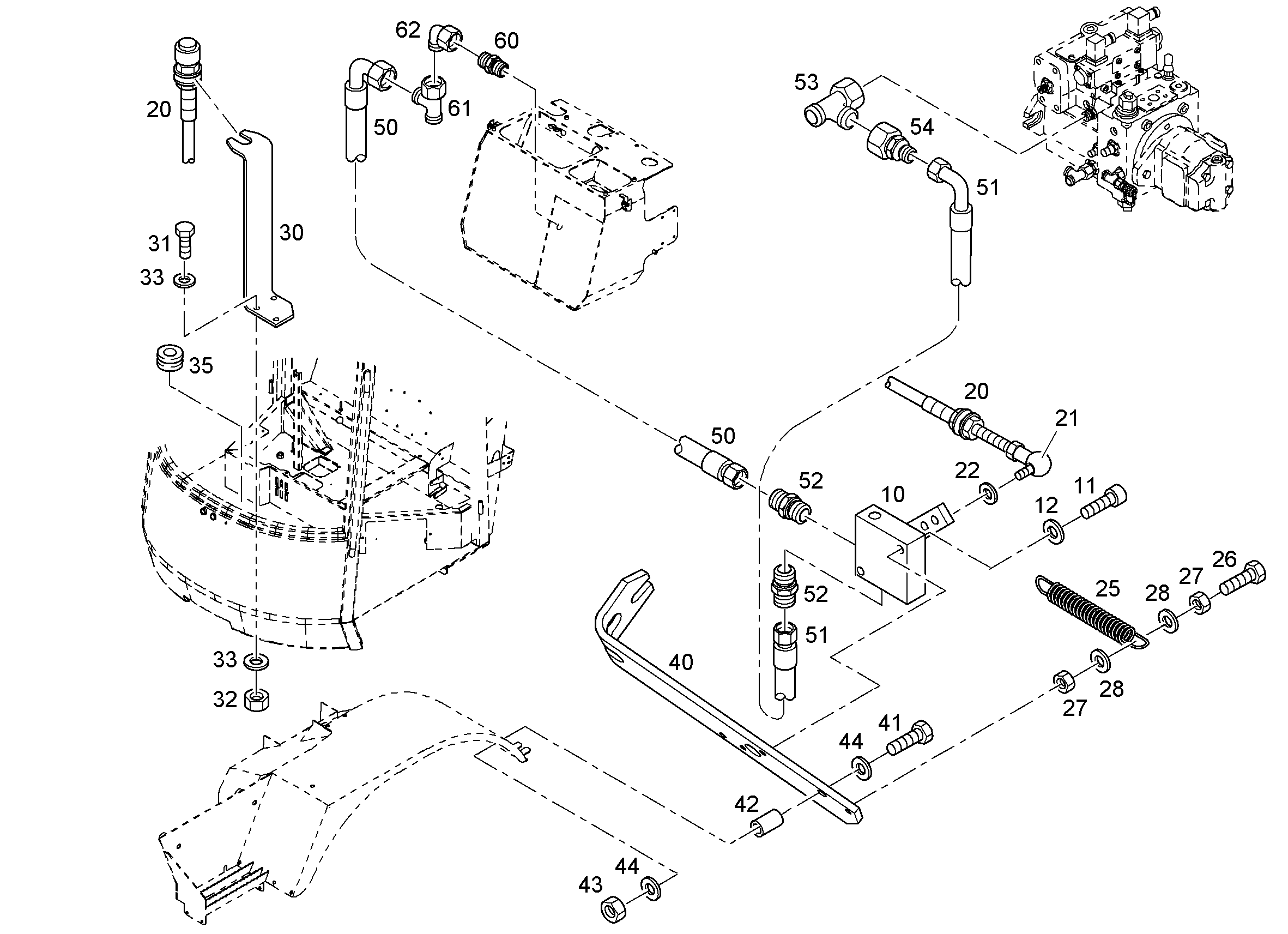 КРЕПЕЖ 9609411 LIEBHERR
