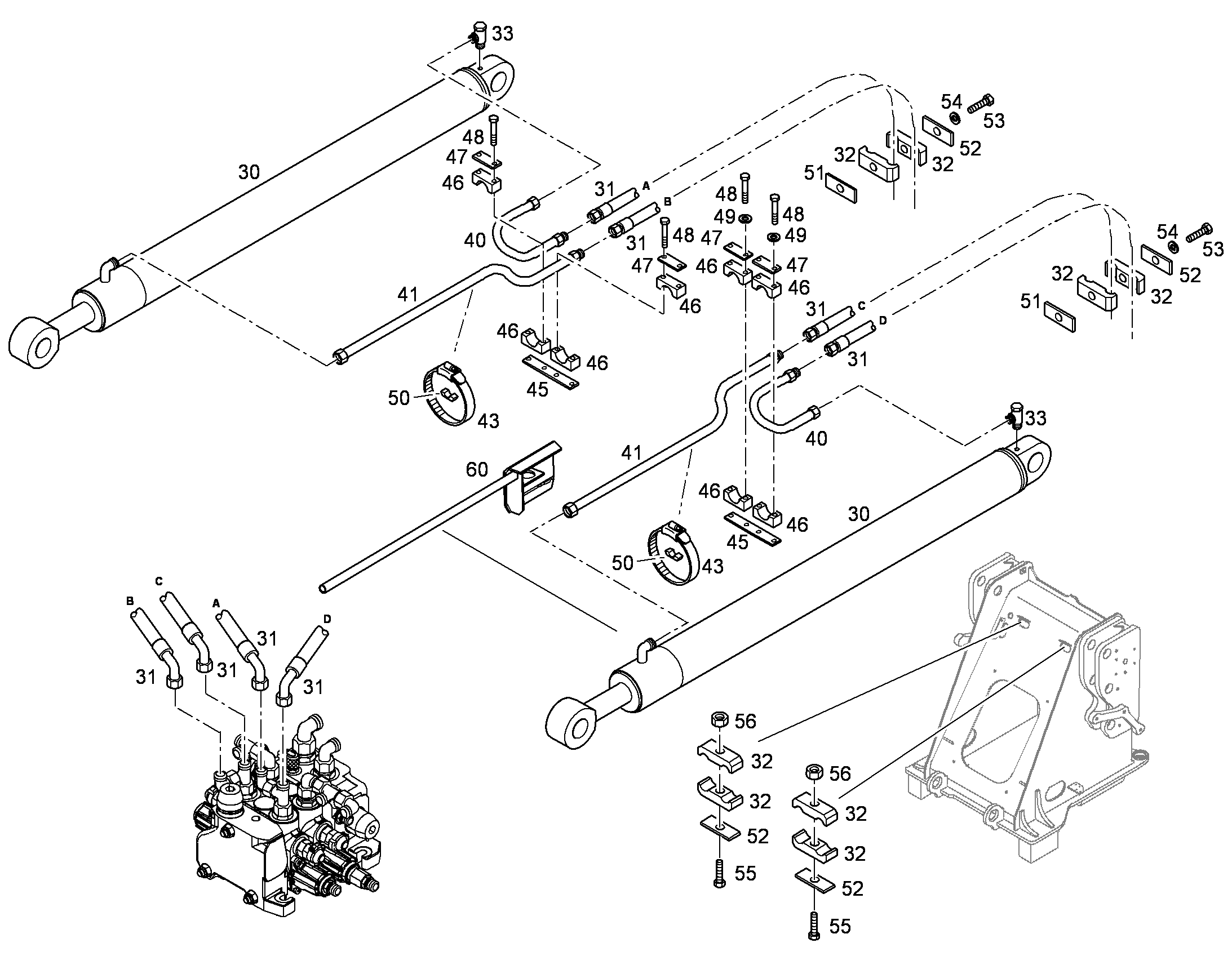 ШЛАНГ 12X1850 10216640 LIEBHERR