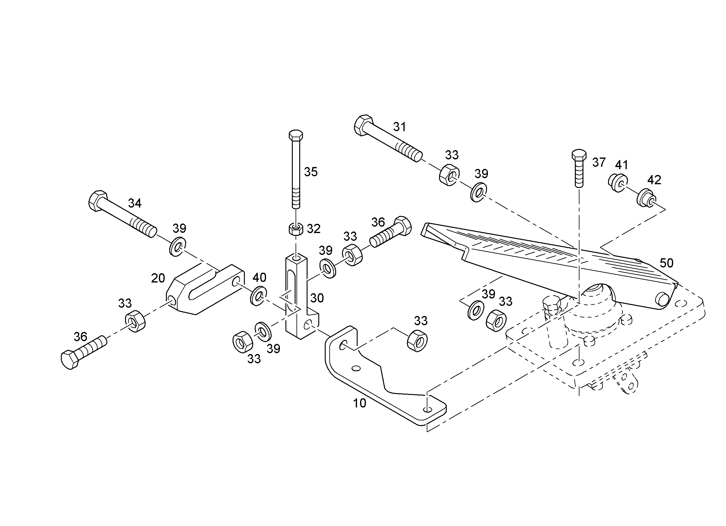 ОГРАНИЧИТЕЛЬ ХОДА 12X34X73 9842720 LIEBHERR