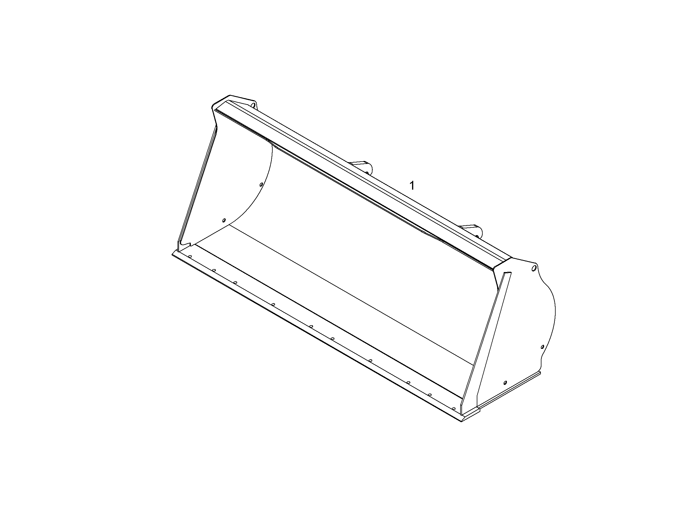 КОВШ 2400mm 2,0m³ 9068542 LIEBHERR