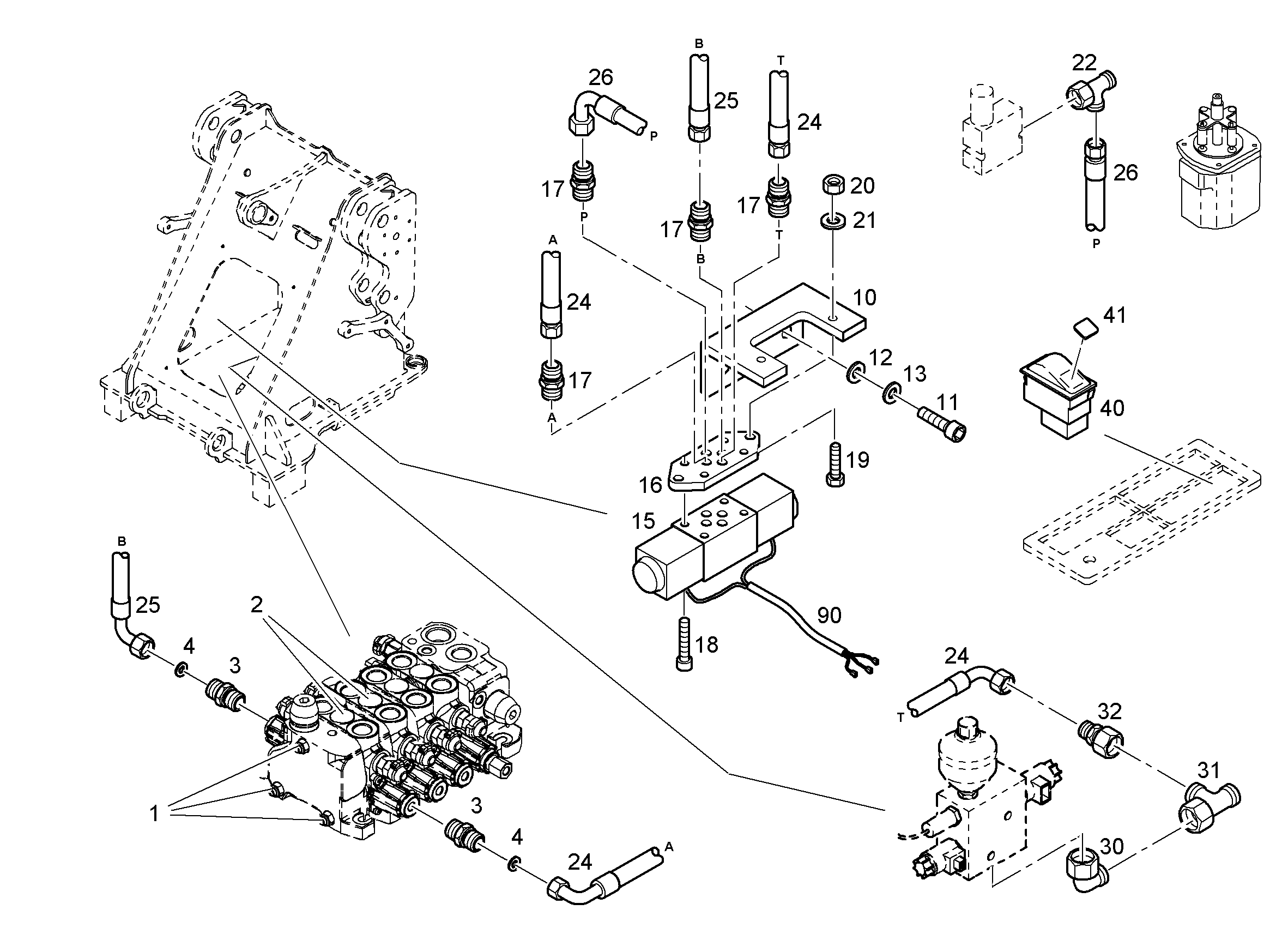 КОМПЛЕКТ ВИНТОВ И ГАЕК 10288886 LIEBHERR