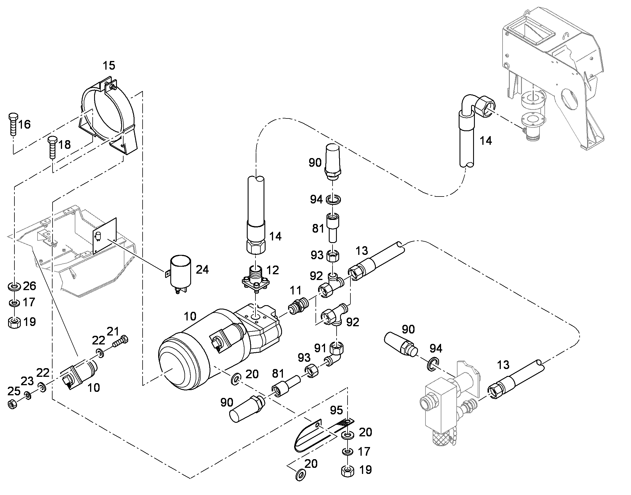 СОЕДИНЕНИЕ РЕЗЬБОВОЕ BFG 28L LK40 510065108 LIEBHERR