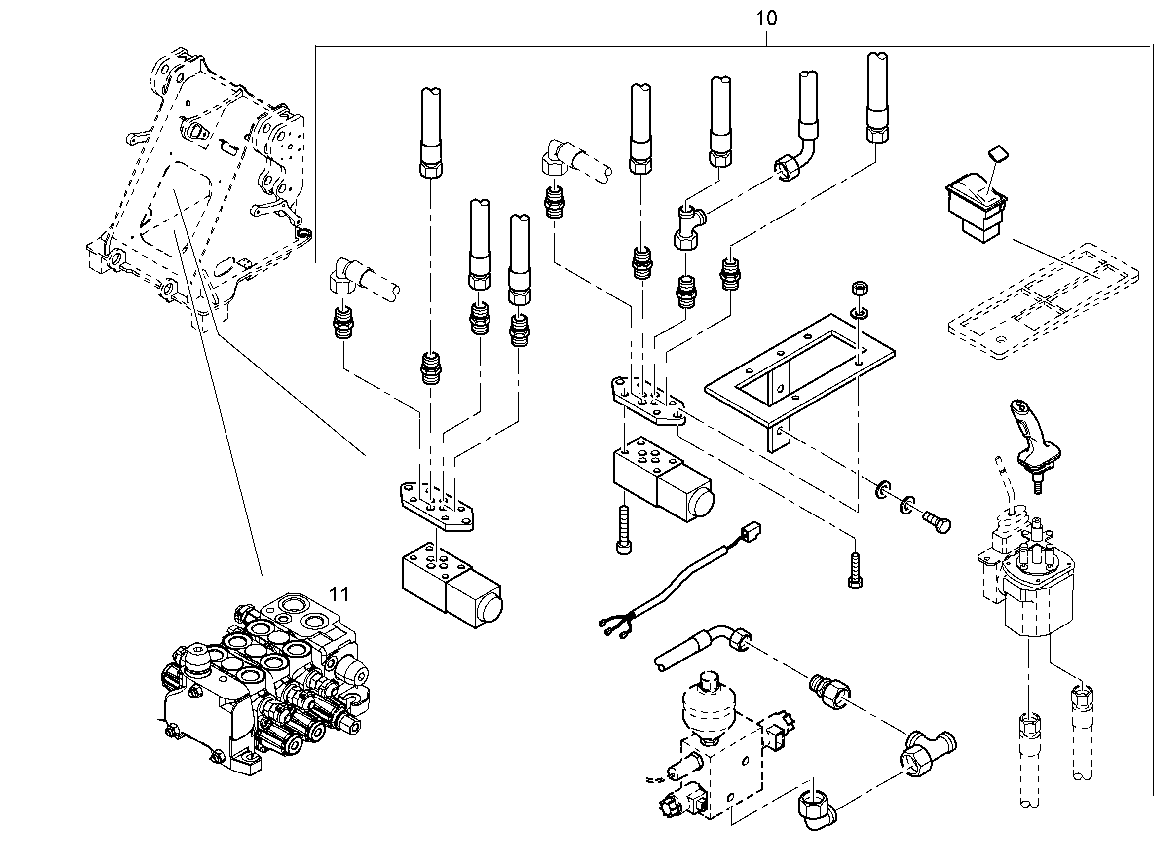 НАВЕСН.МОД.ПЕРЕДН.1-КОМПОНЕНТ. 8921549 LIEBHERR